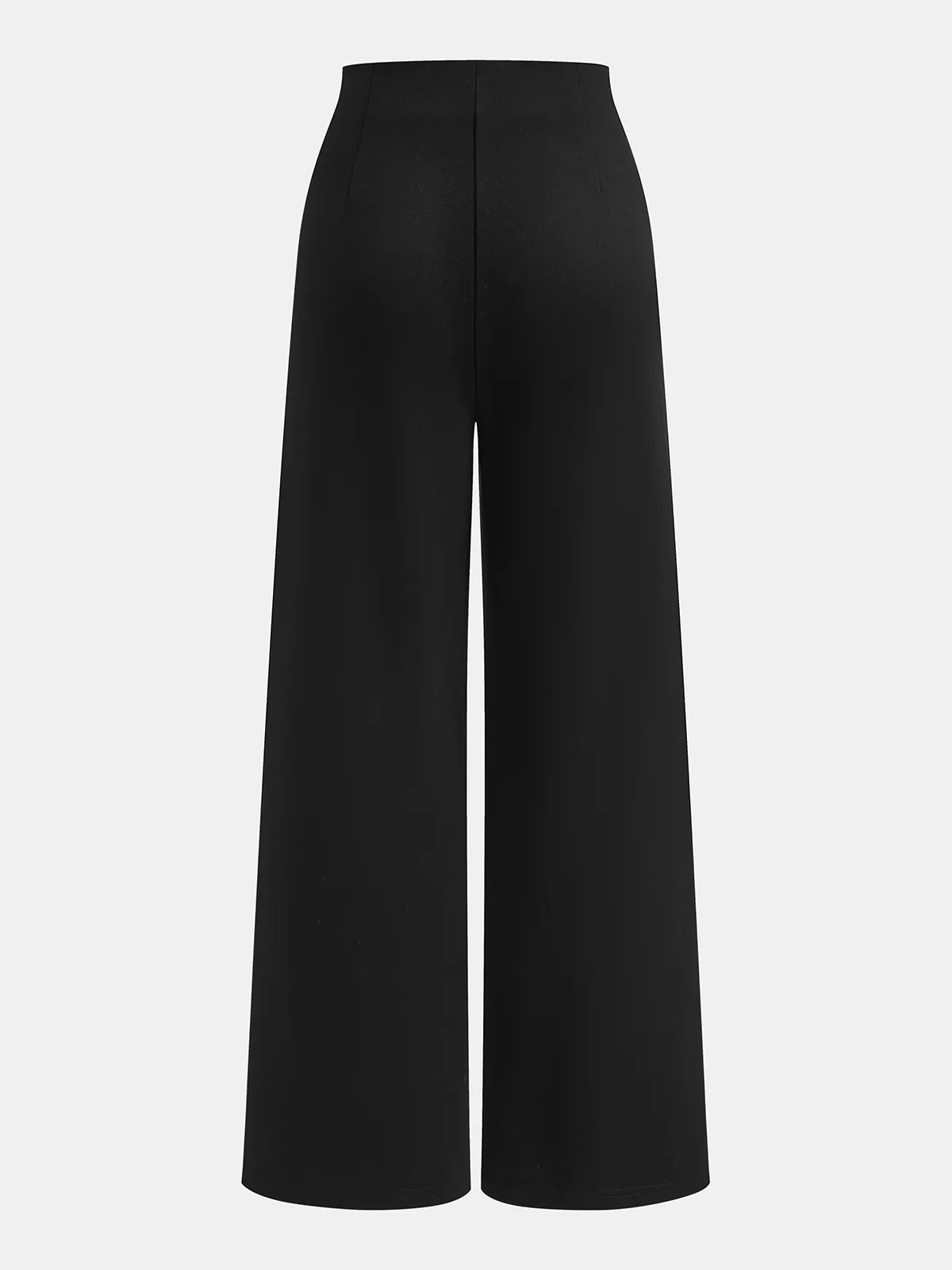 Mid-Waist Metal Button Casual Pants sold by COMMENSE product image thumbnail 2