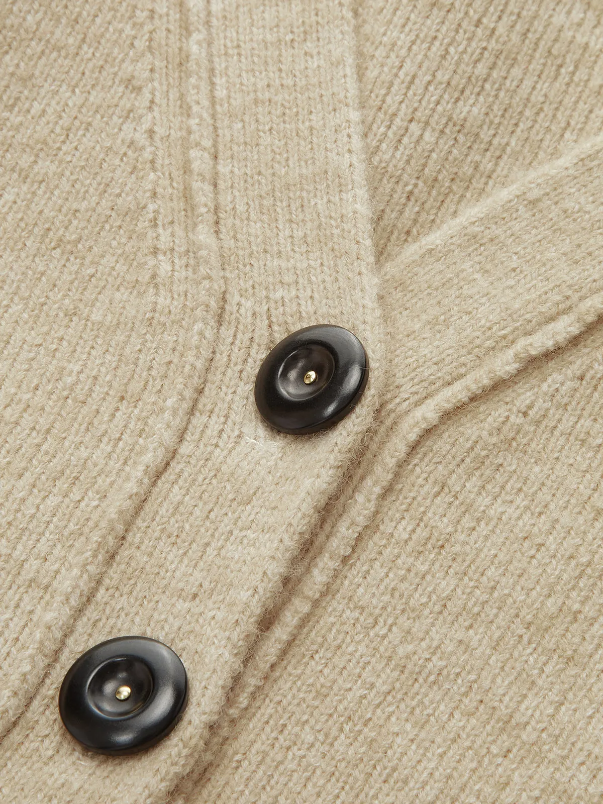 V-Neck Buttoned Slim Cardigans sold by COMMENSE product image thumbnail 4