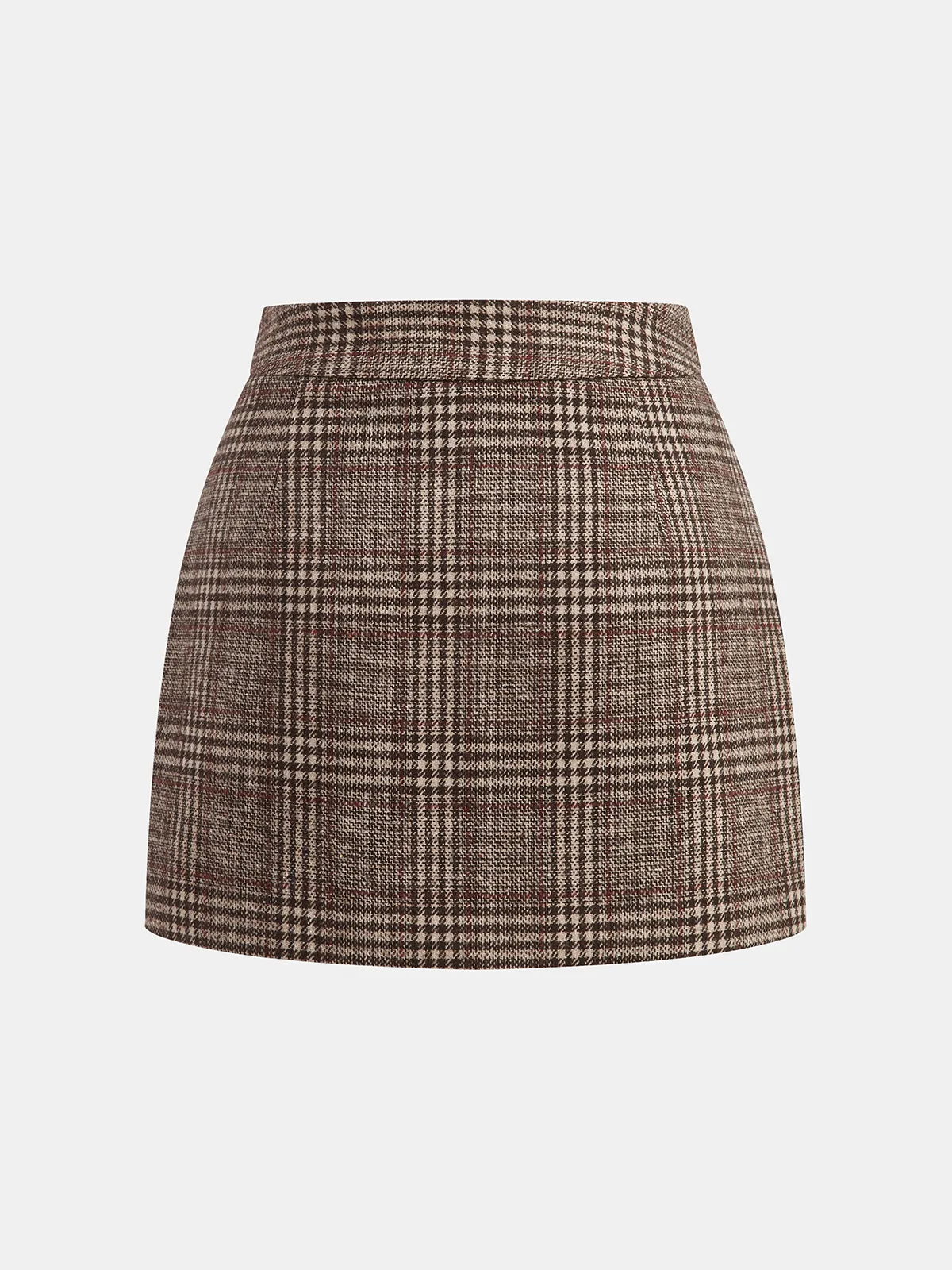 Plaid Tweed Mini Skirt sold by COMMENSE product image thumbnail 2