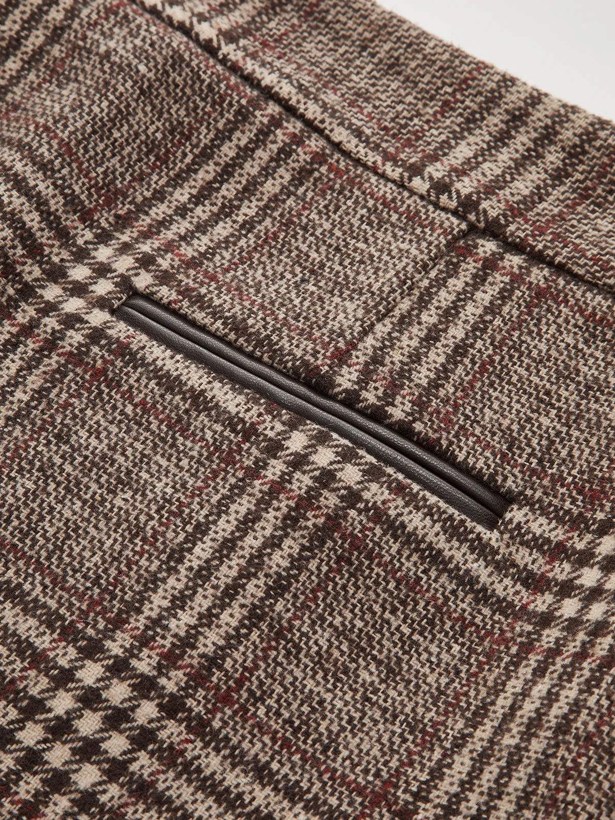 Plaid Tweed Mini Skirt sold by COMMENSE product image thumbnail 4