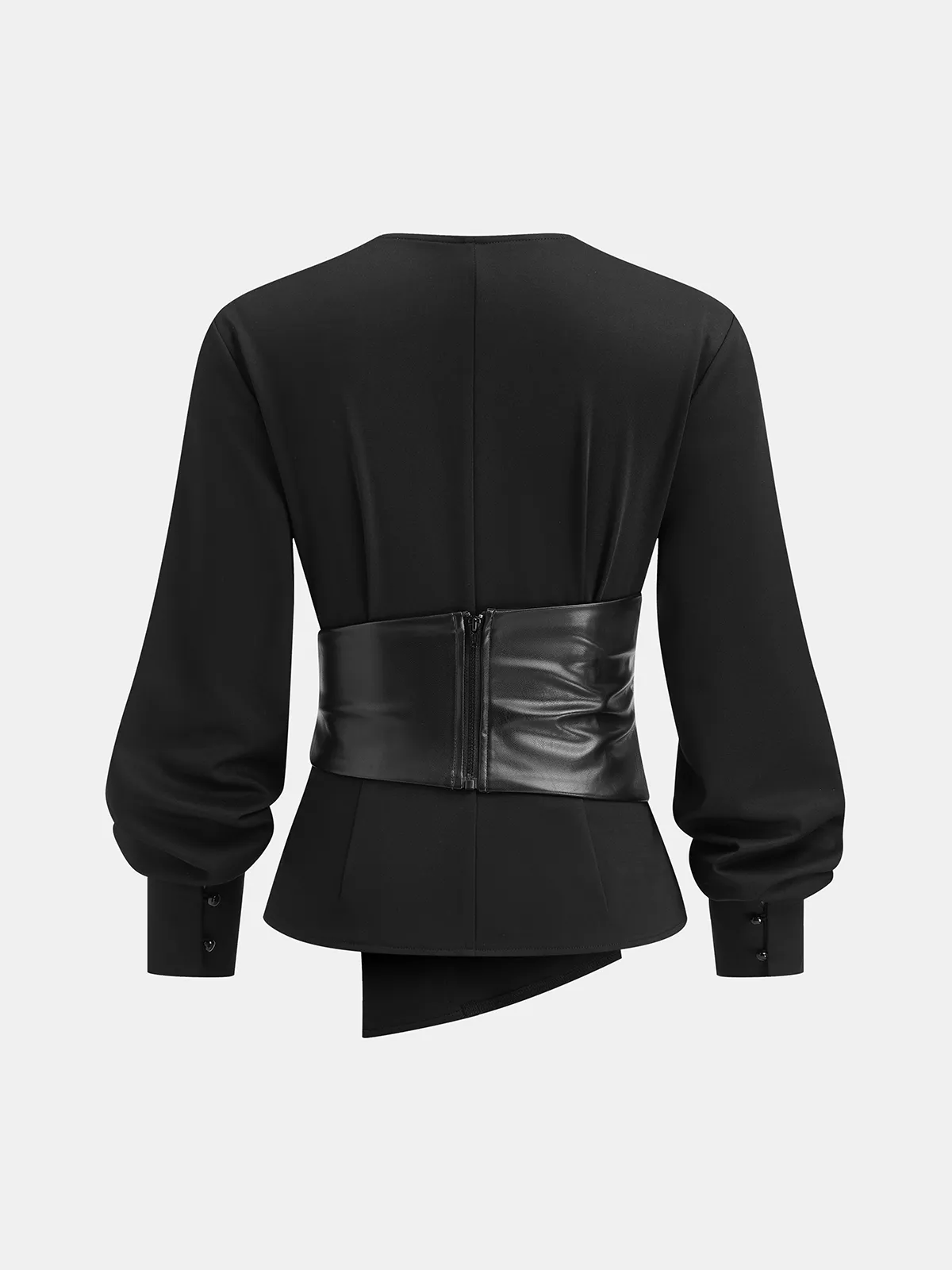 Removable Waist Corset Wrap Blouse sold by COMMENSE product image thumbnail 2
