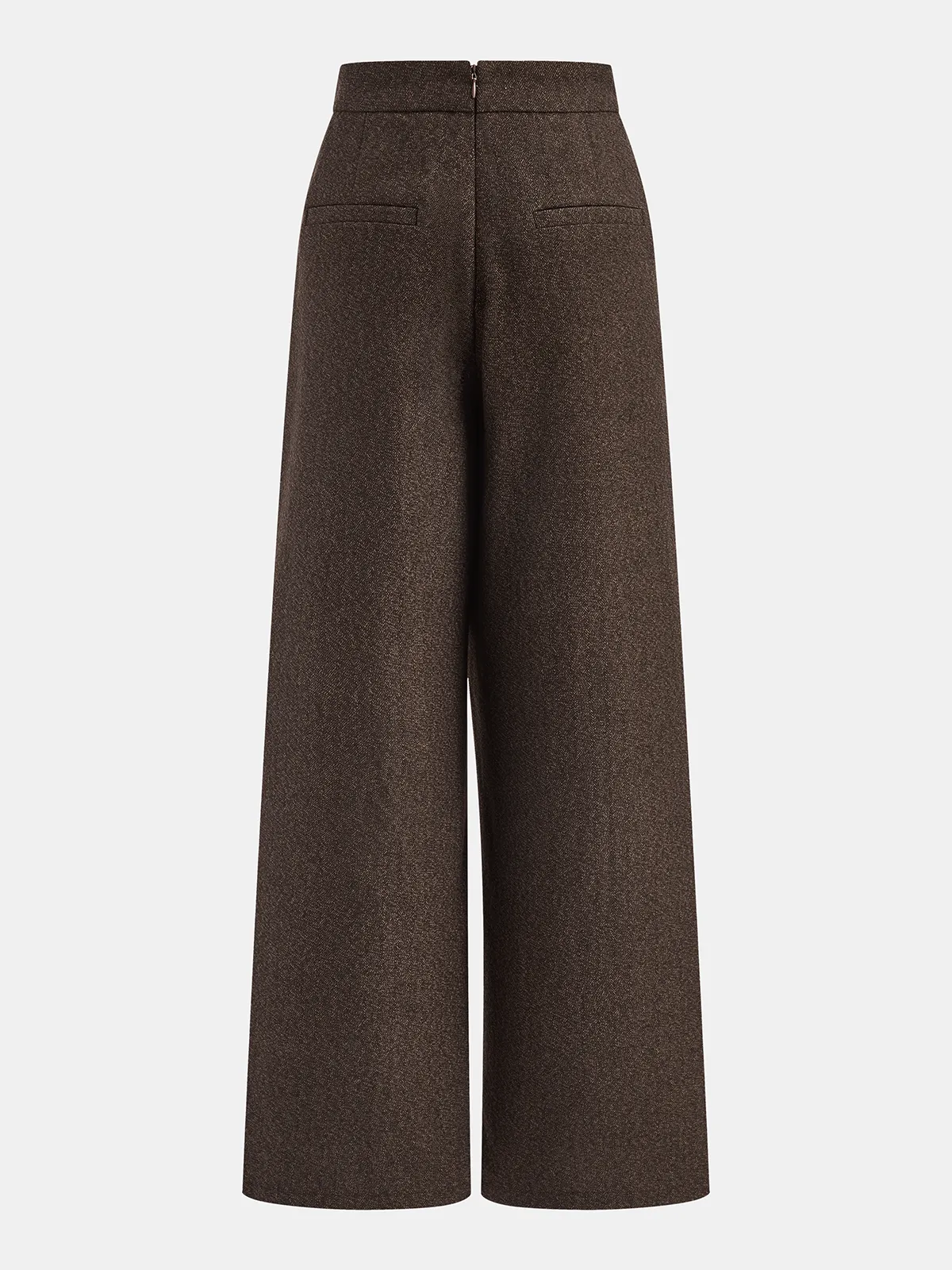 Asymmetrical High-Waisted Wide-Leg Pants sold by COMMENSE product image thumbnail 2