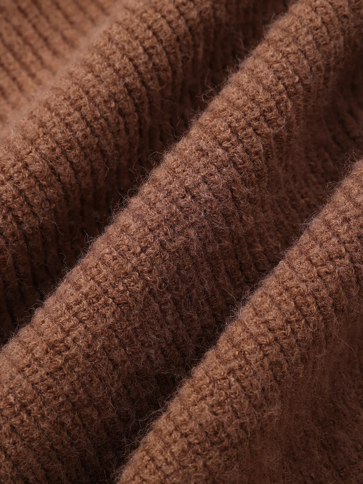 Ribbed Knit Cropped Shawl Collar Cardigan sold by COMMENSE product image thumbnail 3