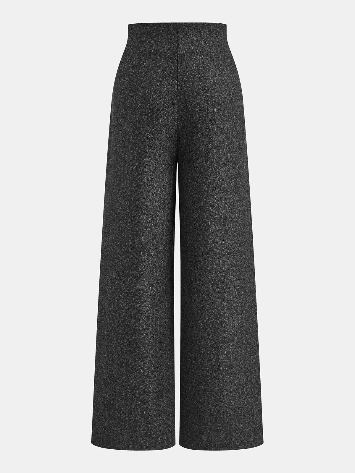High-Waisted Pleated Straight-Leg Pants sold by COMMENSE product image thumbnail 2