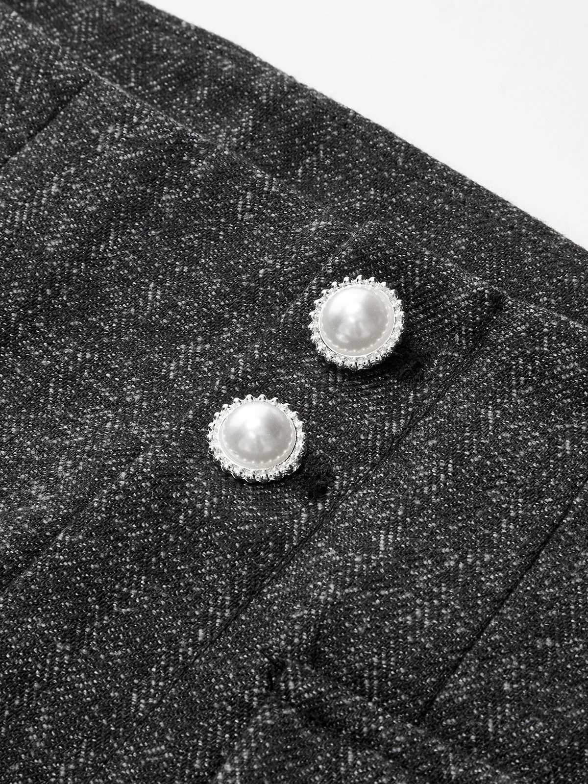 High-Waisted Pleated Straight-Leg Pants sold by COMMENSE product image thumbnail 4