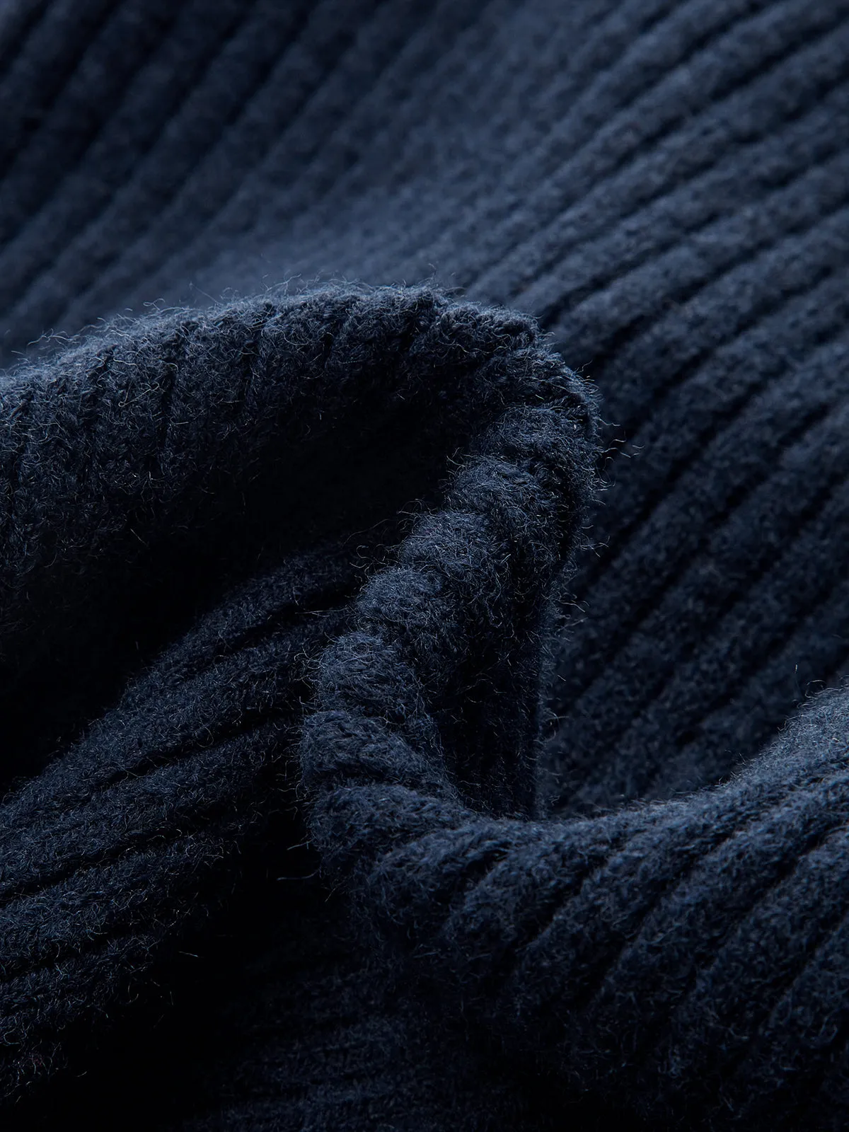 Collared Metal Buckle Ribbed Cropped Cardigan sold by COMMENSE product image thumbnail 3