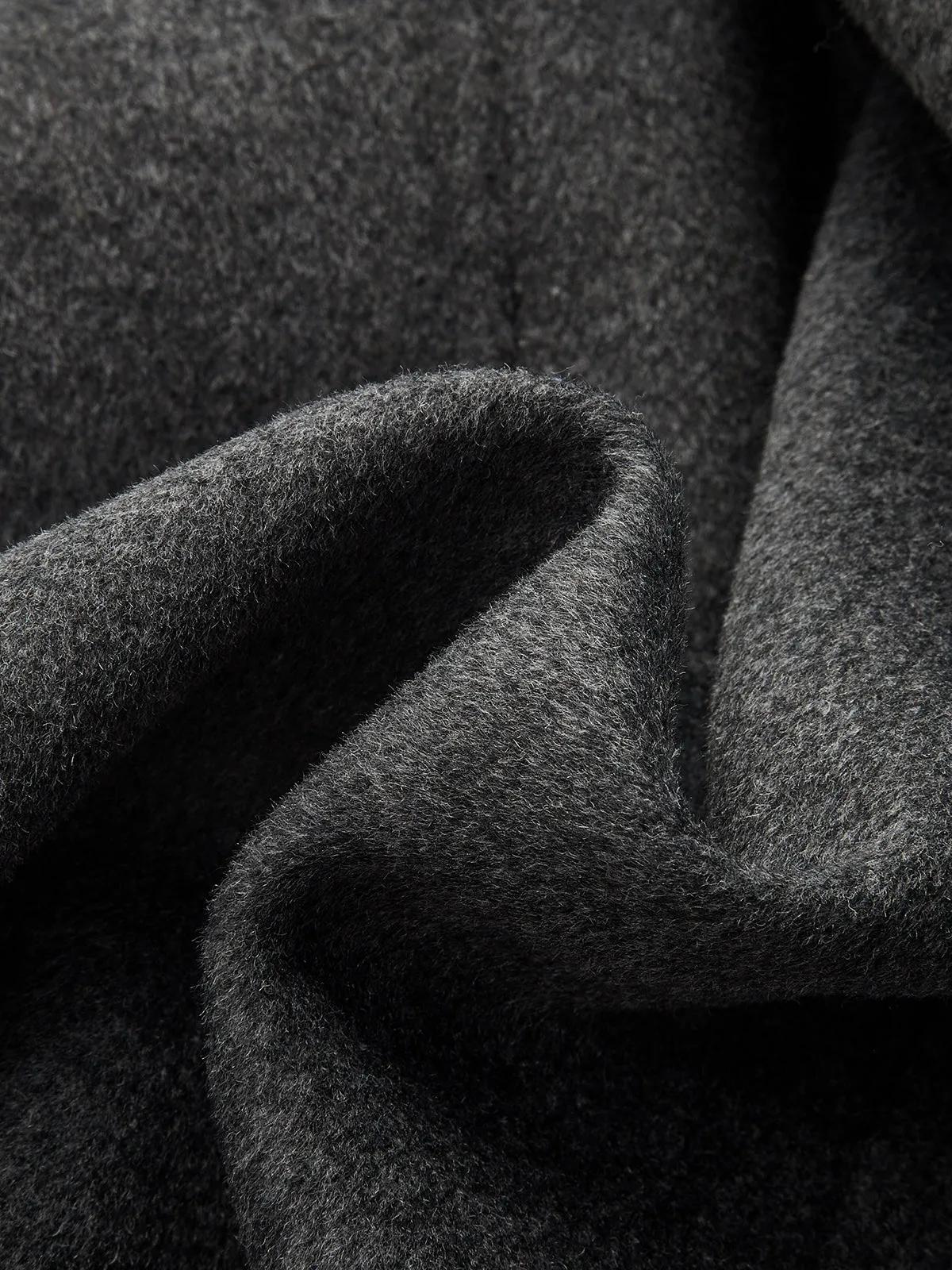 Tailored Wool Blend Longline Coat sold by COMMENSE product image thumbnail 3