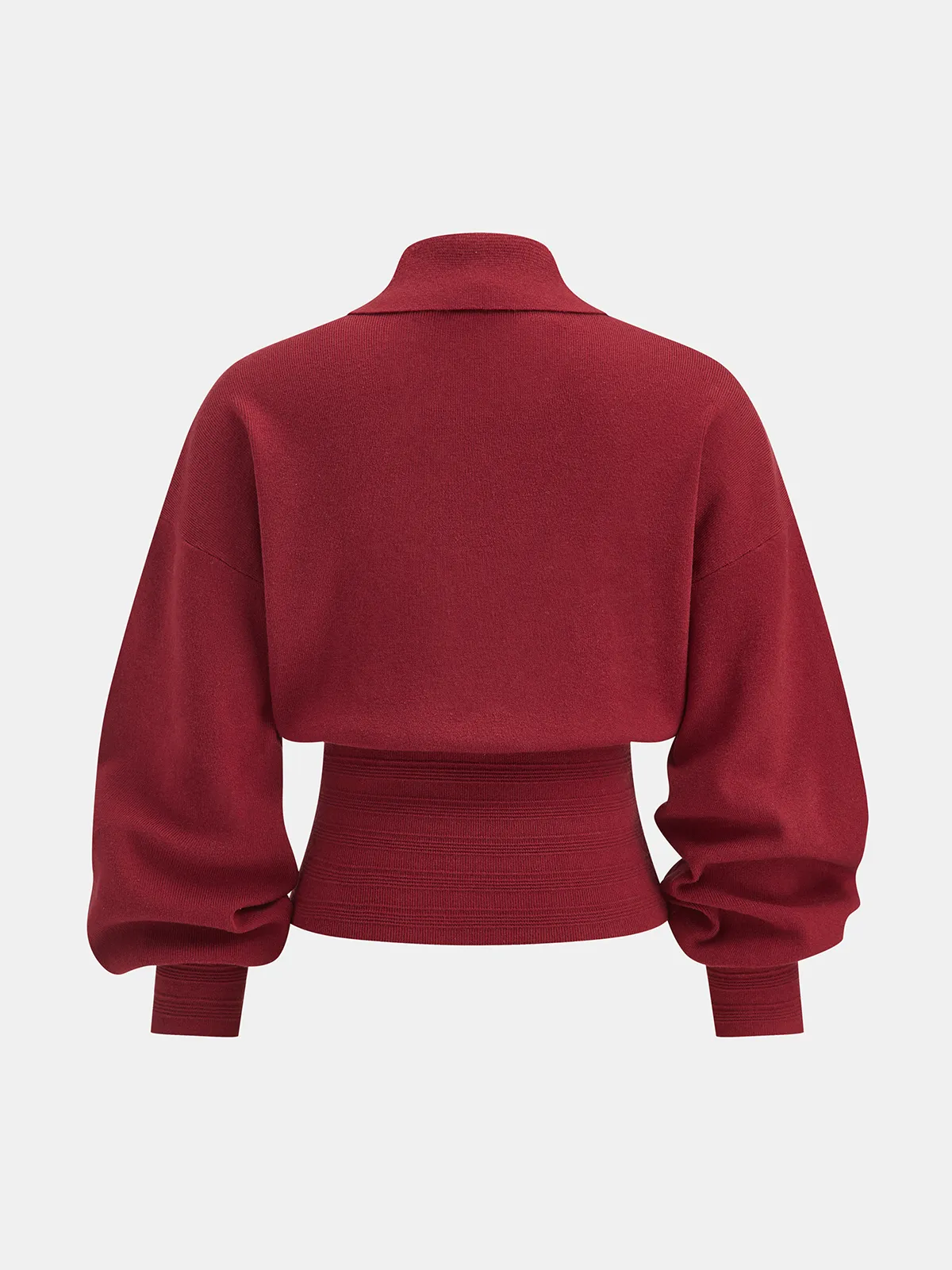 Polo Collar Buttoned Knit Sweater sold by COMMENSE product image thumbnail 2