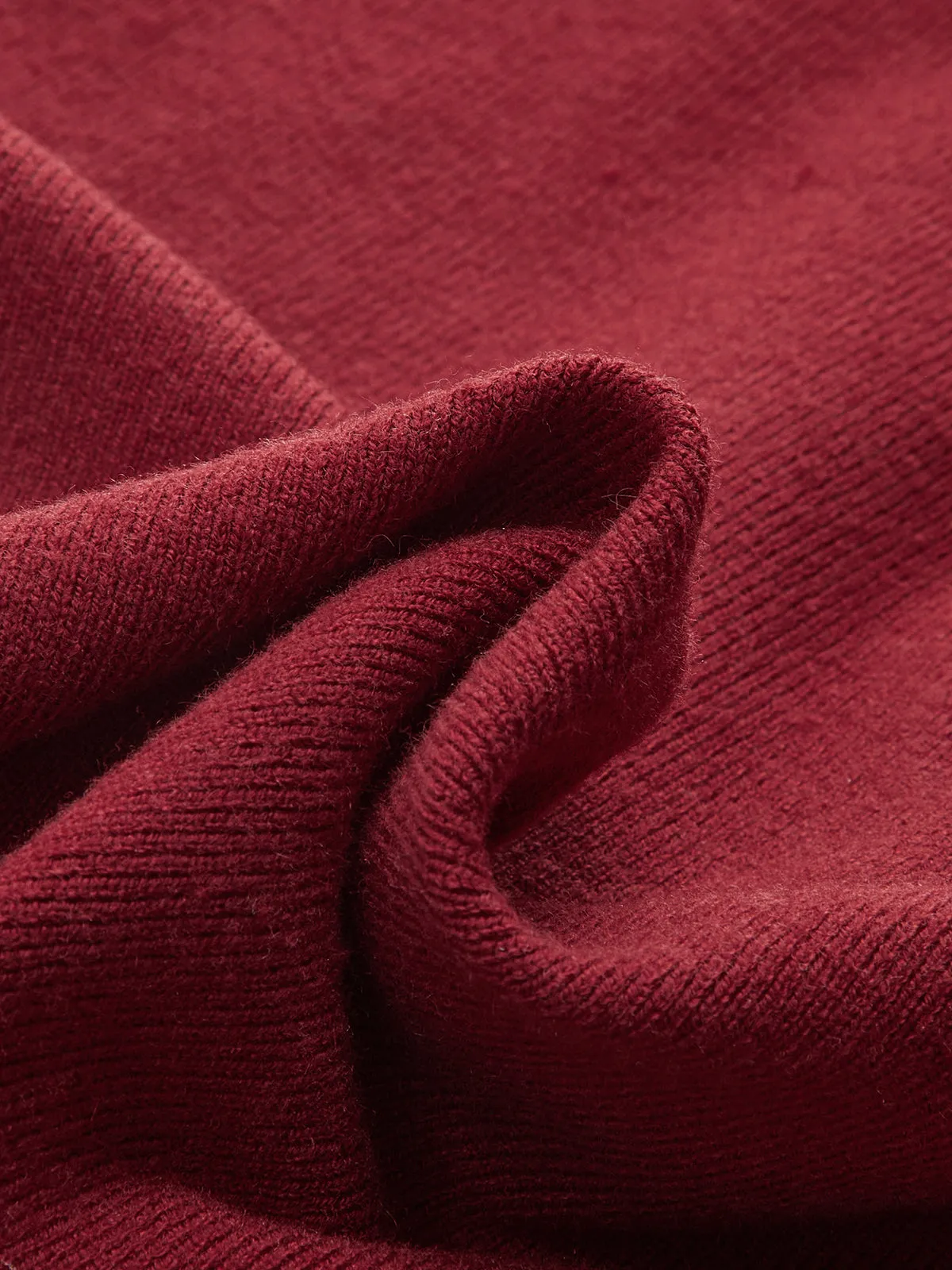 Polo Collar Buttoned Knit Sweater sold by COMMENSE product image thumbnail 3