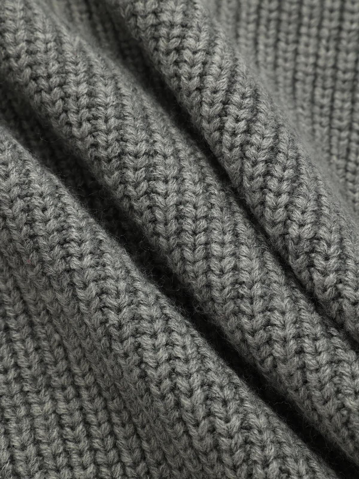 Wool Blend Mock Neck Bow Detail Cable Knit Vest sold by COMMENSE product image thumbnail 4