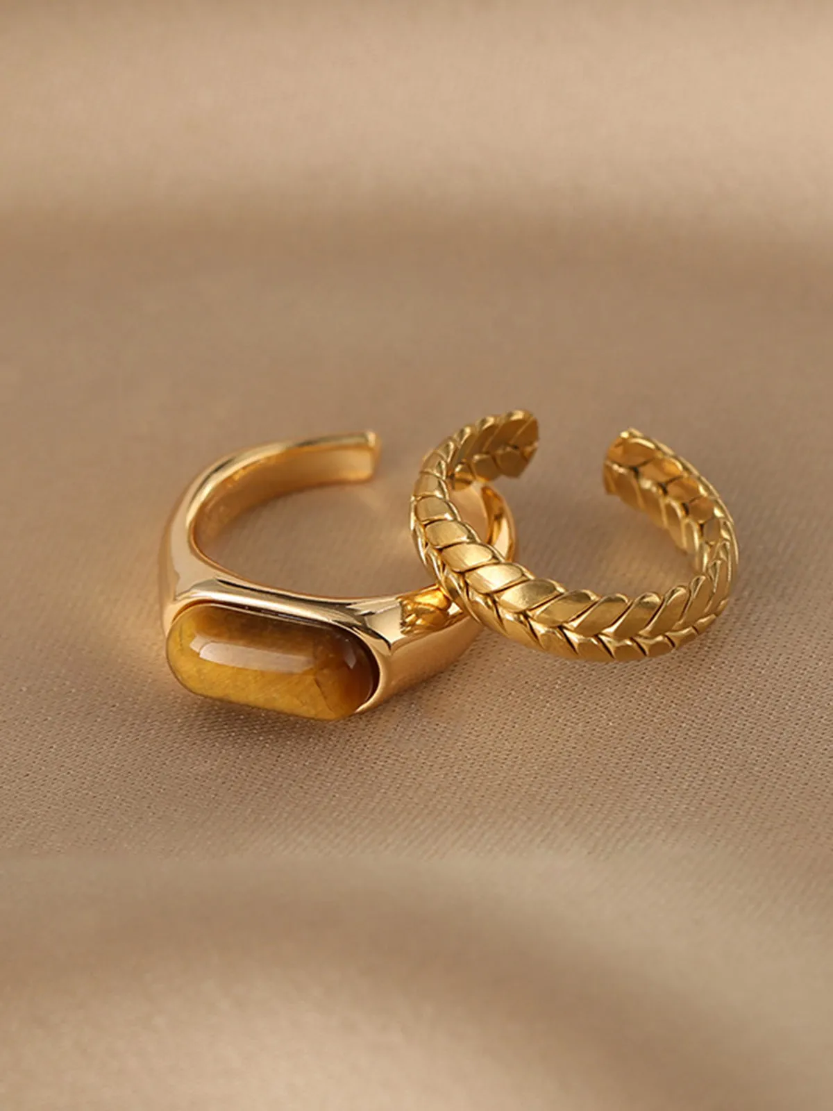 Braided Open Ring sold by COMMENSE product image thumbnail 3