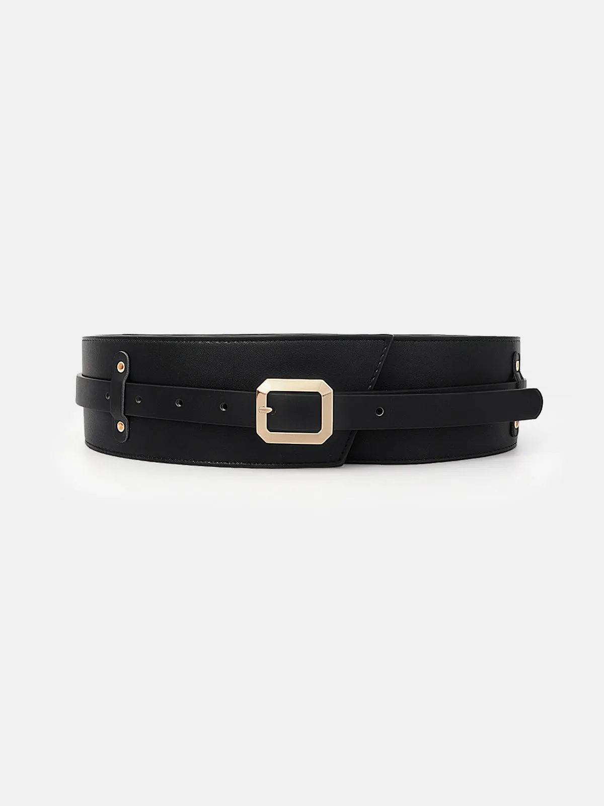 Wide Square Buckle Belt sold by COMMENSE product image thumbnail 2