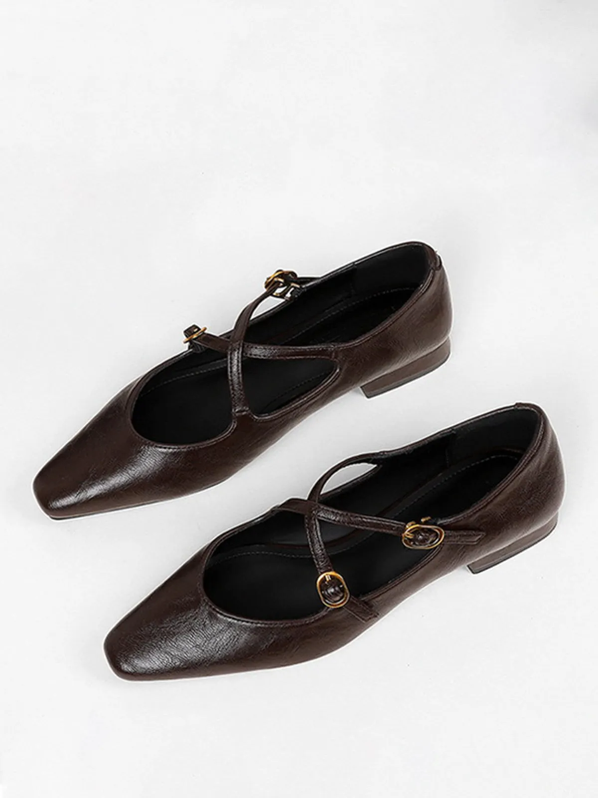 Crisscross Buckle Mary Jane Shoes sold by COMMENSE