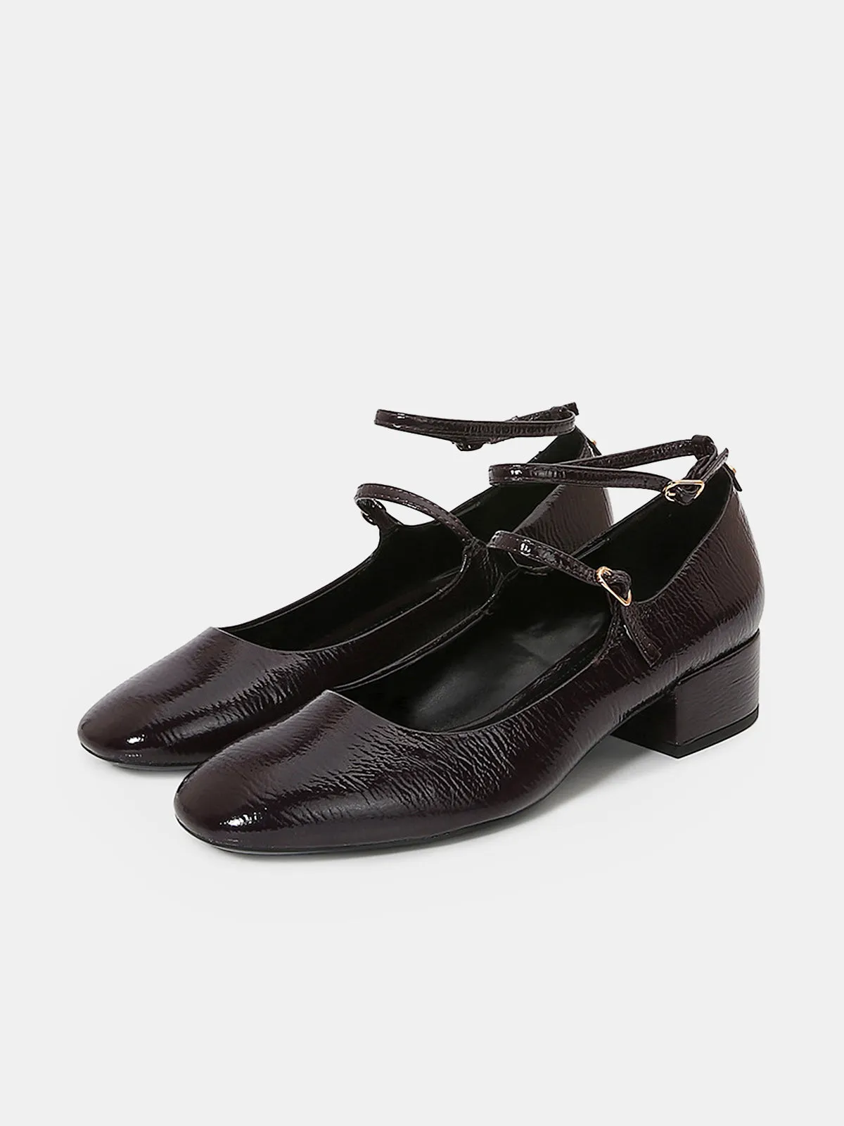 Mary Jane Block Heel Shoes sold by COMMENSE