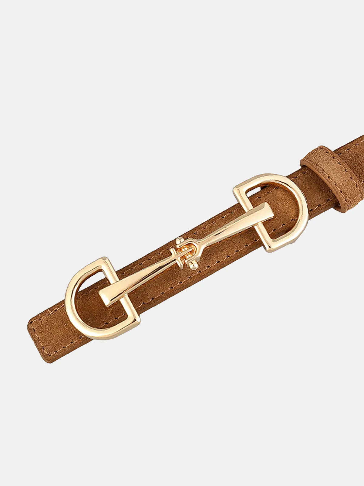 Horsebit Buckle Leather Belt sold by COMMENSE product image thumbnail 3