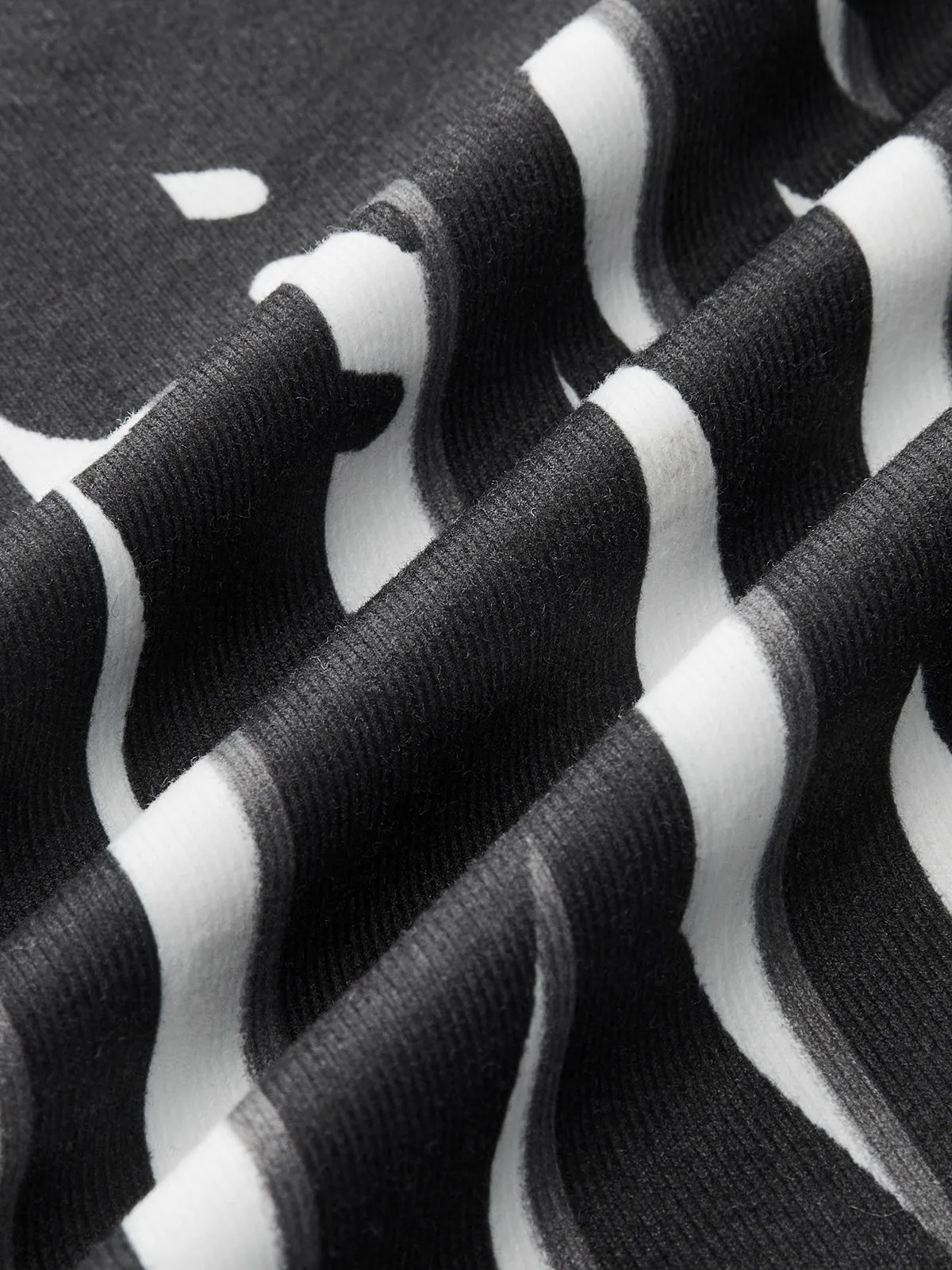 Geometric Print Mock Neck Long-Sleeve Top sold by COMMENSE product image thumbnail 5