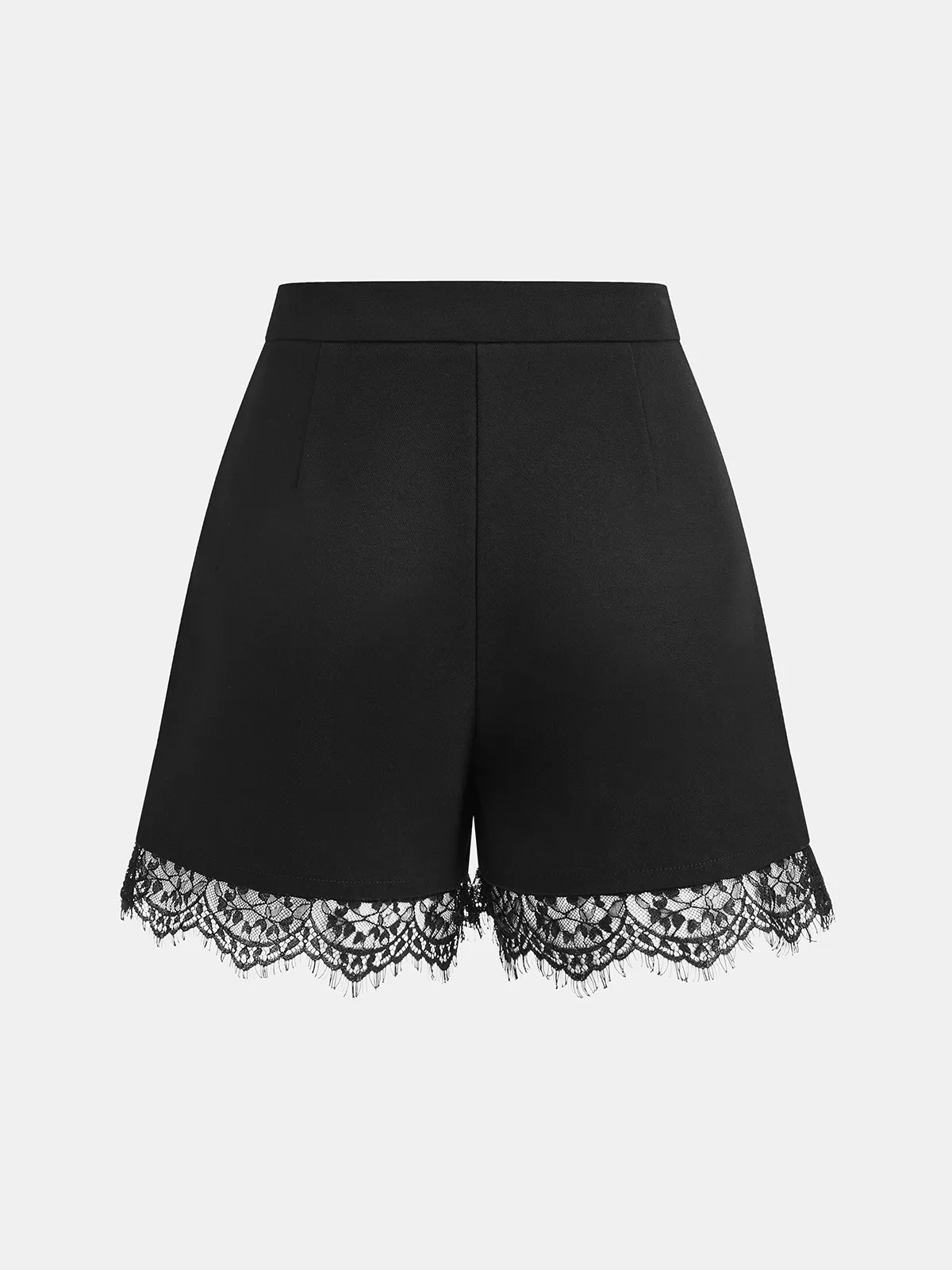 Lace Trim Pleated Shorts sold by COMMENSE product image thumbnail 2