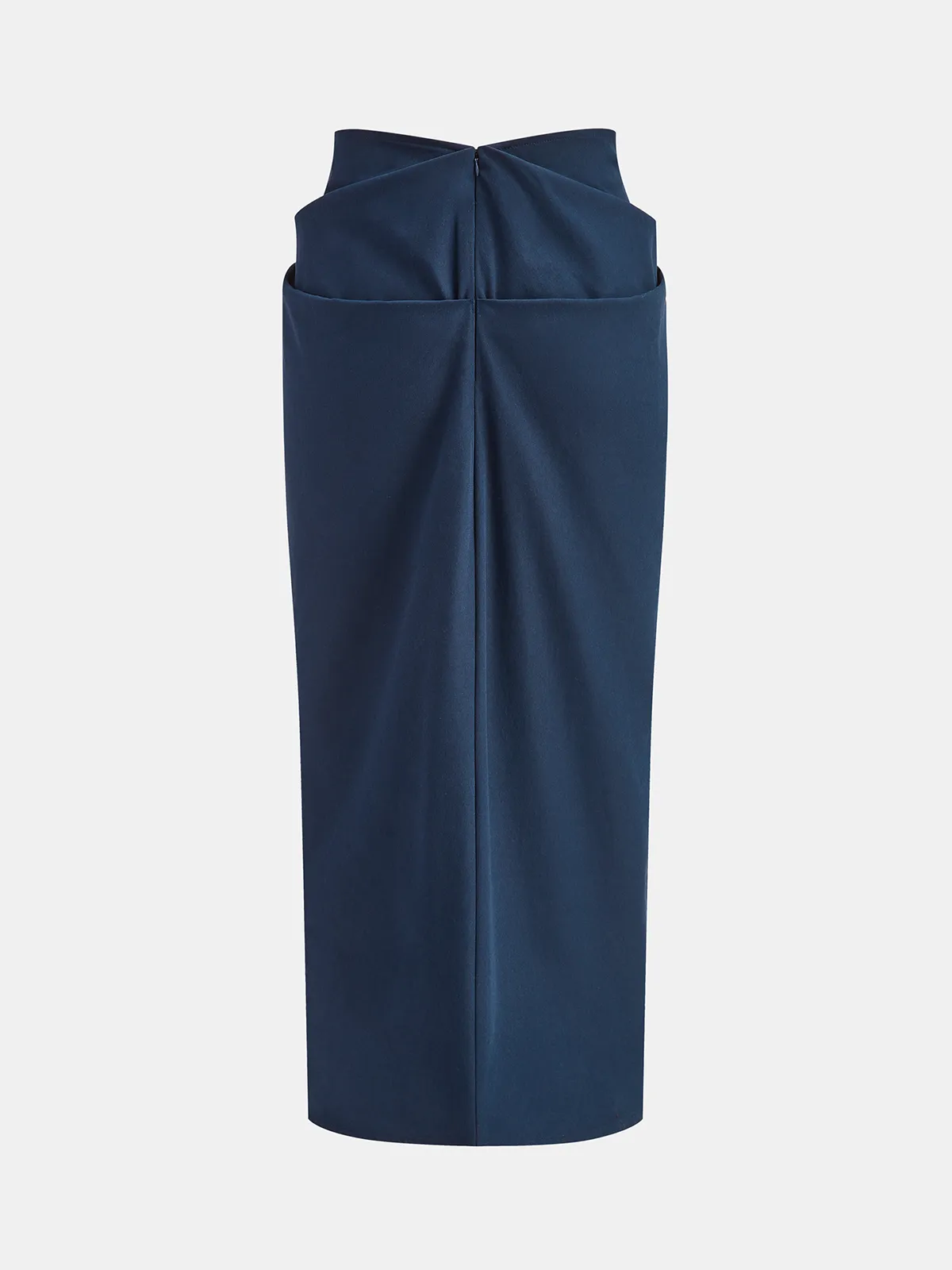 Asymmetric Ruffled Midi Skirt sold by COMMENSE product image thumbnail 2