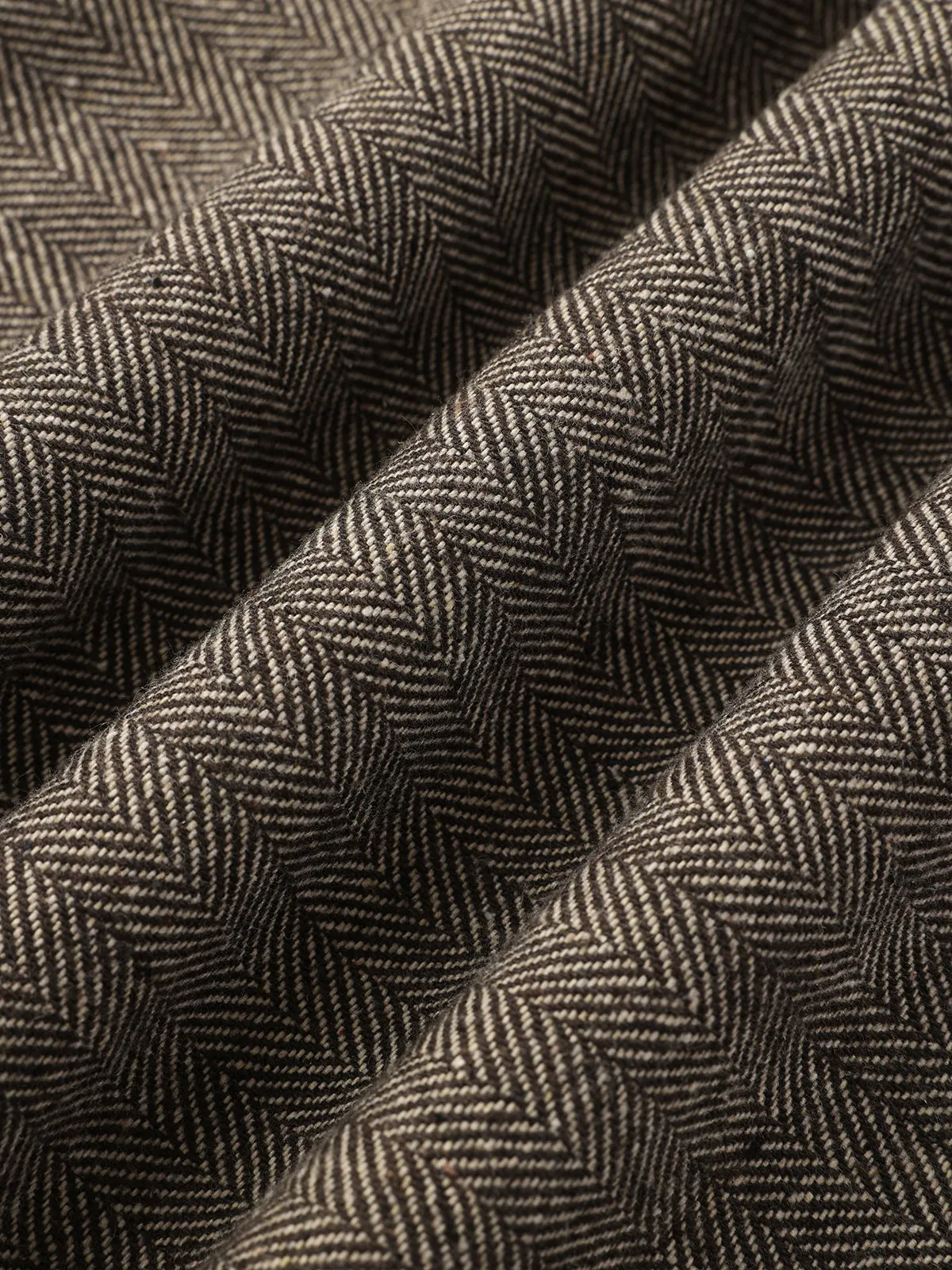 Herringbone Tweed Wide-Leg Pants sold by COMMENSE product image thumbnail 3