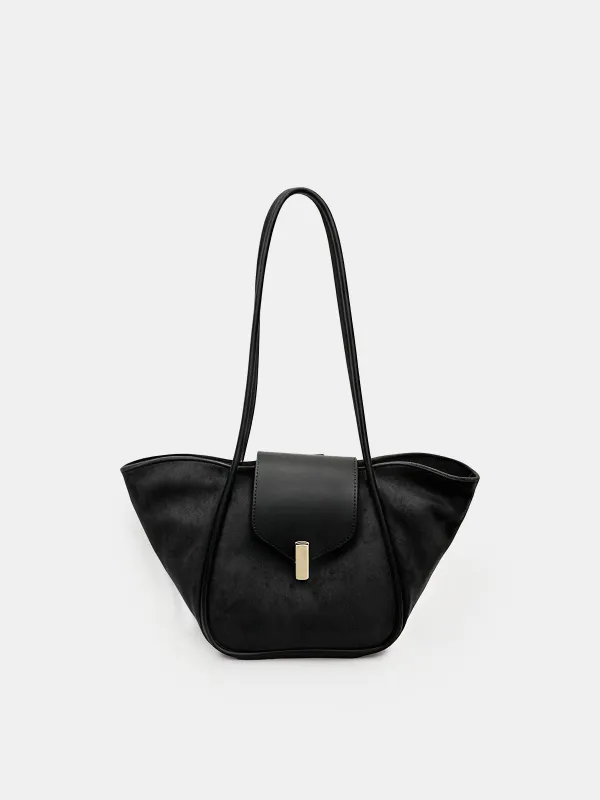 Minimalist Flap Clasp Shoulder Bag sold by COMMENSE