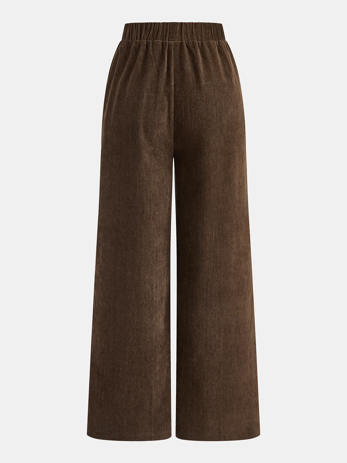 Side-Stripe Corduroy Wide-Leg Pants sold by COMMENSE product image thumbnail 3