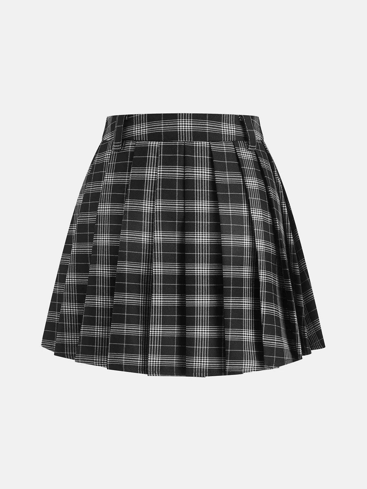 Plaid Pleated Mini Skirt sold by COMMENSE product image thumbnail 2