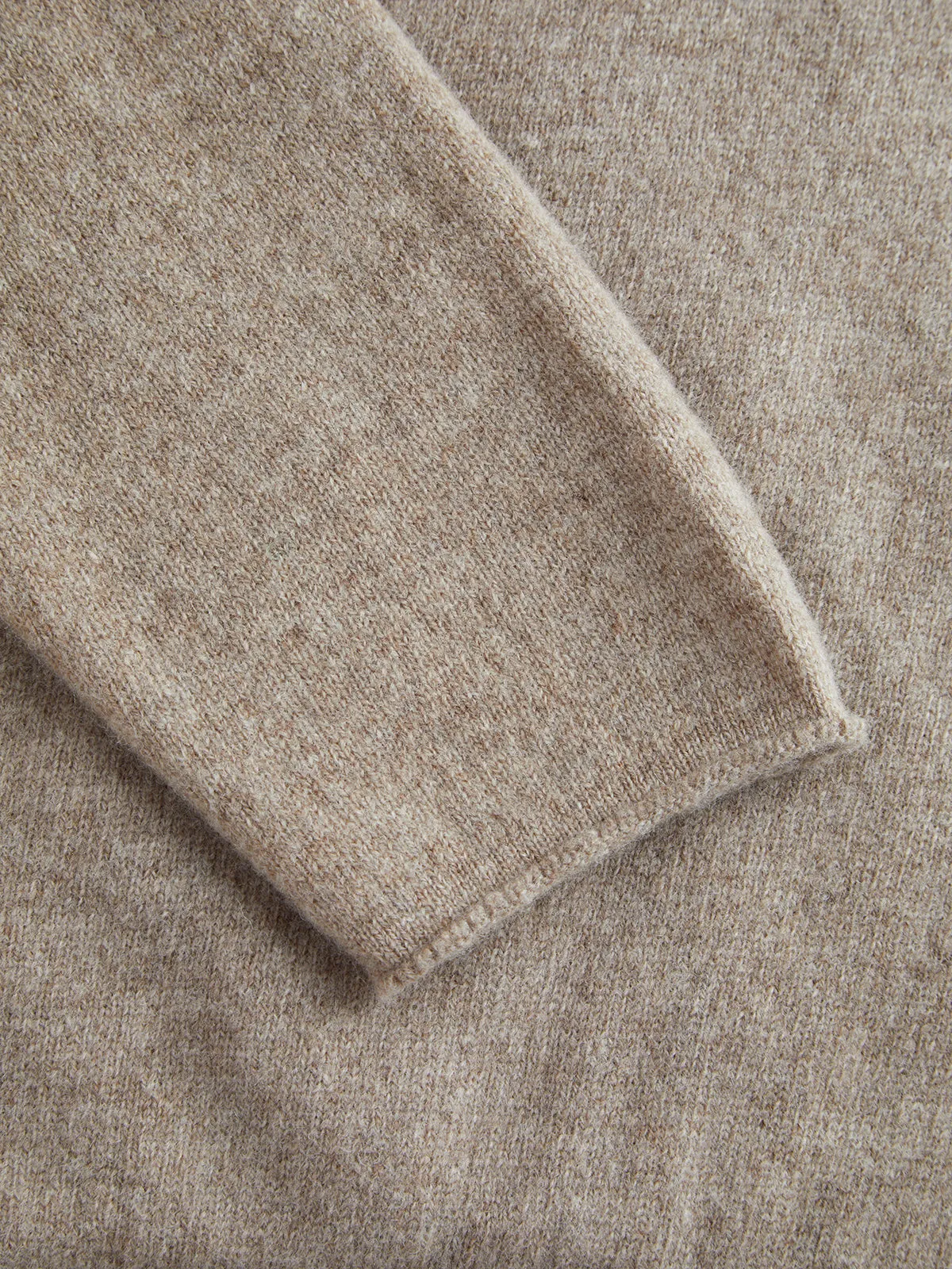 Wrap-Front Long-Sleeve Knit Top sold by COMMENSE product image thumbnail 4