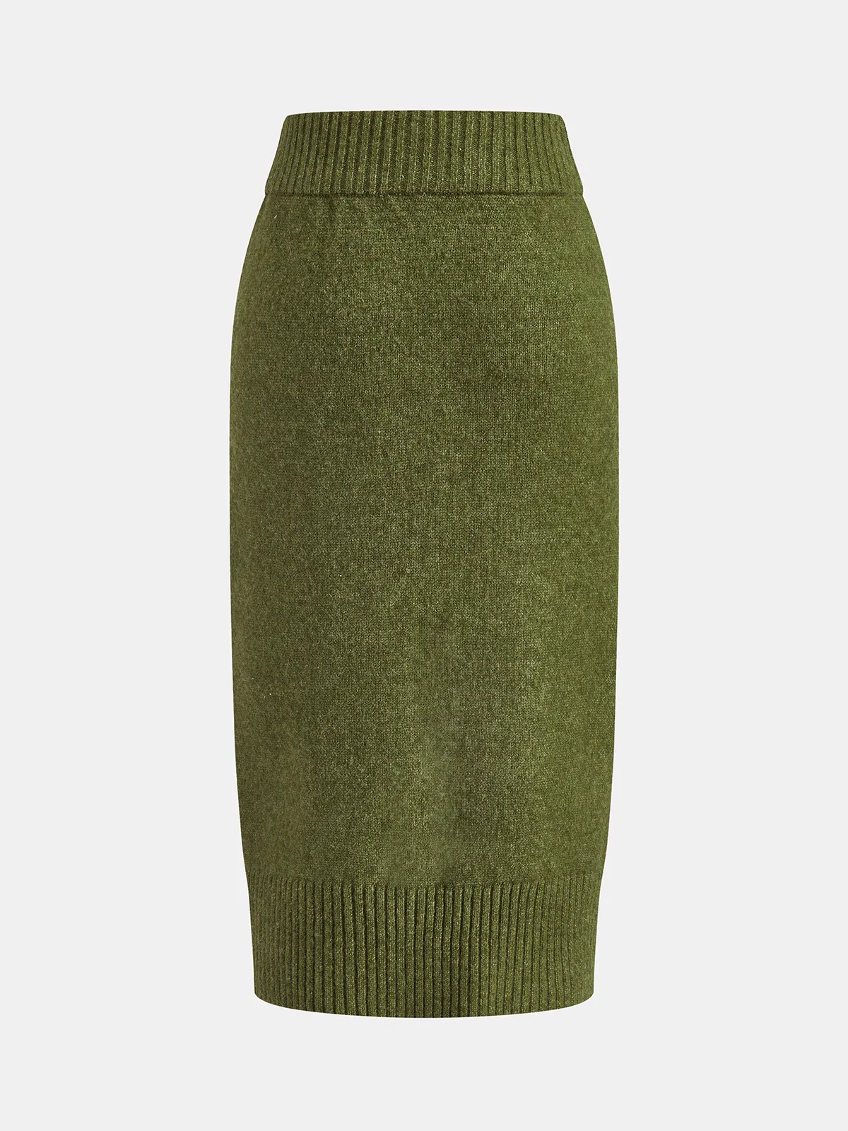 Turtleneck Knit Cardigan & Pencil Skirt Set sold by COMMENSE product image thumbnail 5