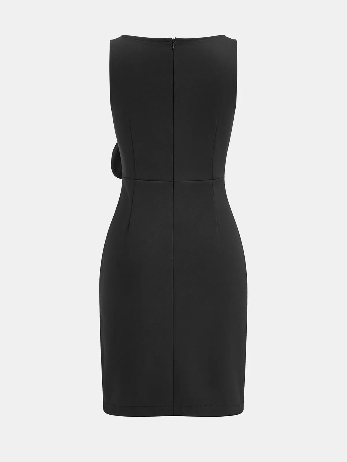 Bow-Accented Sleeveless Sheath Dress sold by COMMENSE product image thumbnail 2
