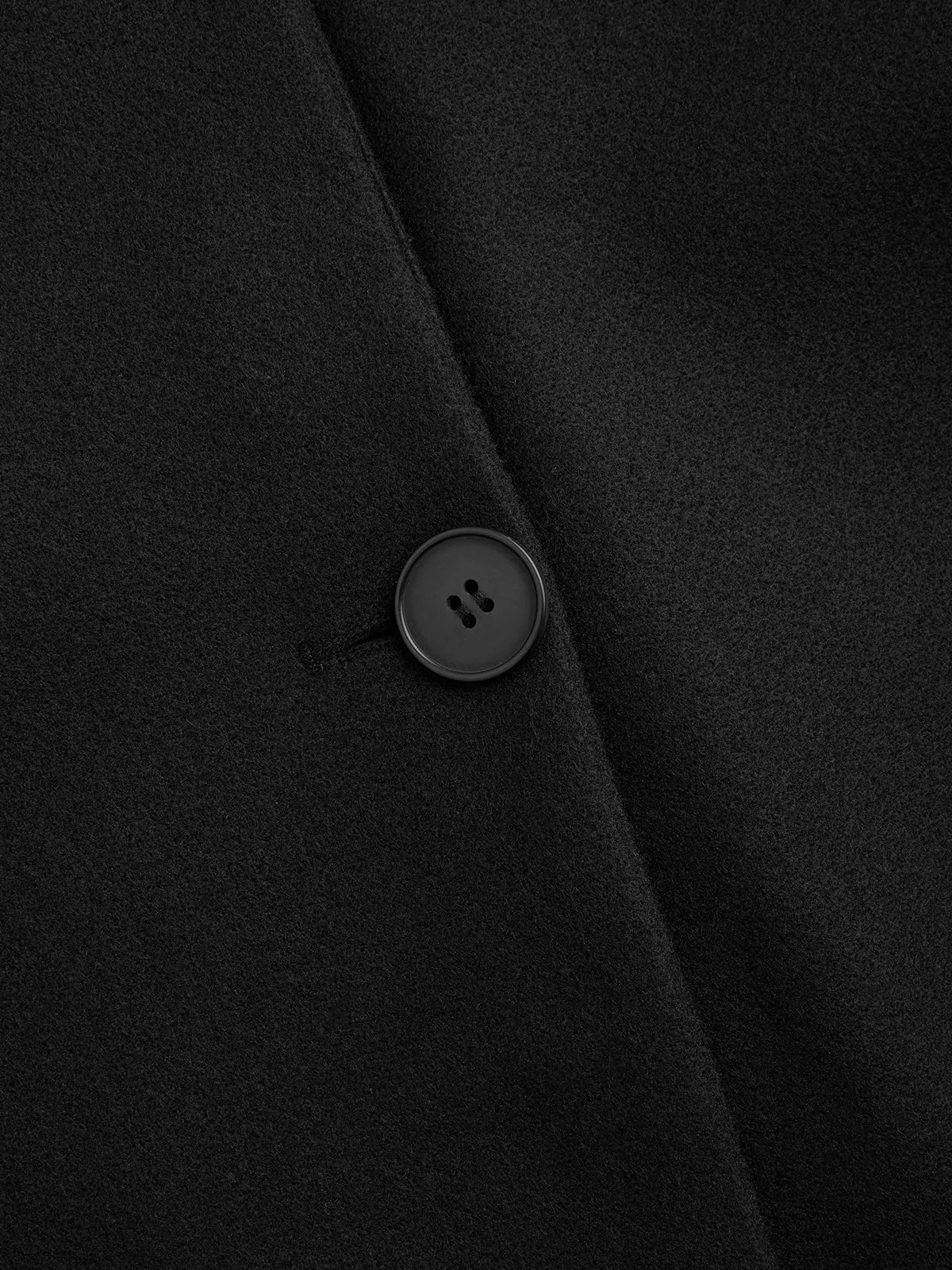 Scarf-Accented Wool Jacket sold by COMMENSE product image thumbnail 3