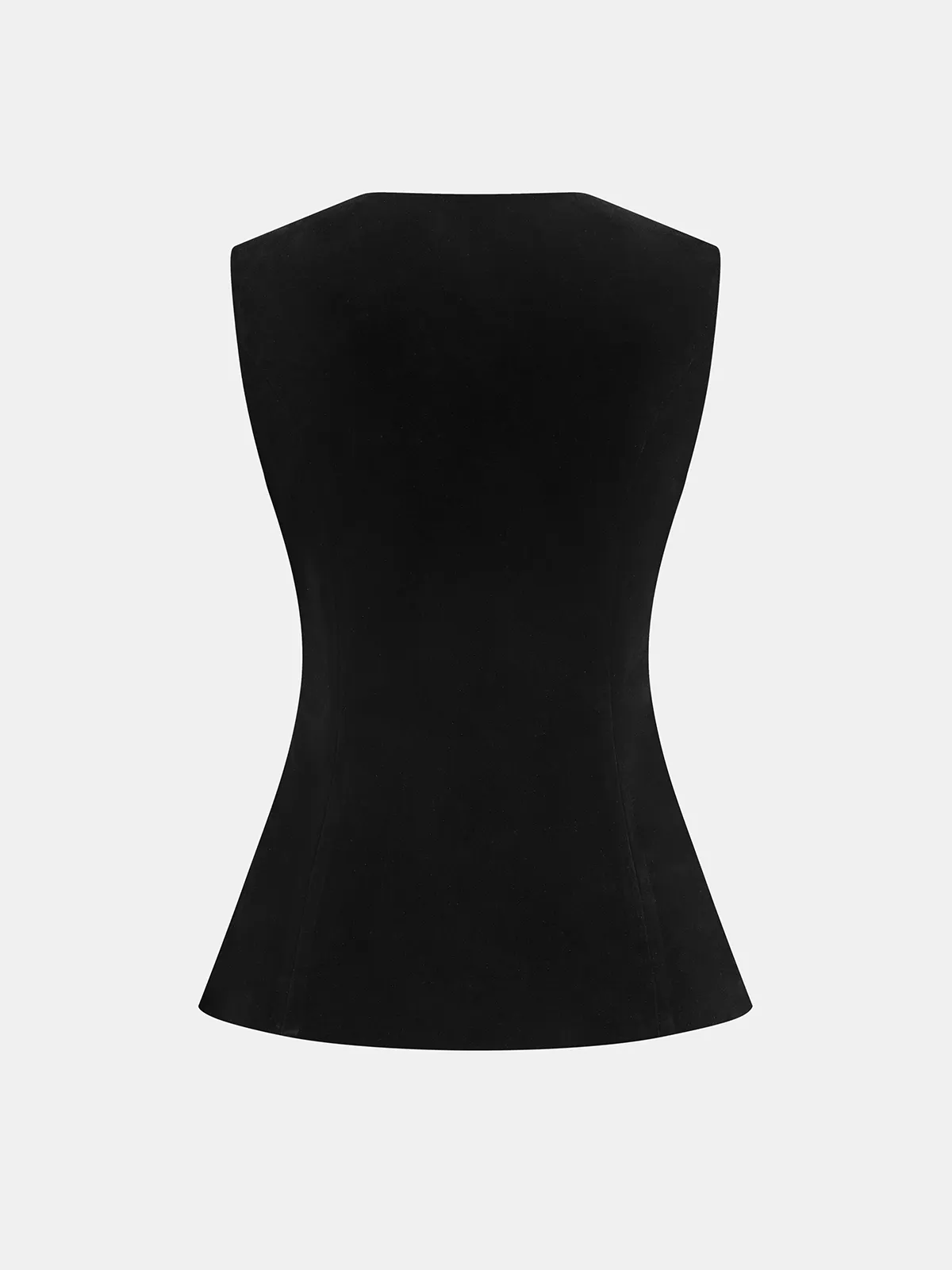 Velvet Vest with Metal Button Detail sold by COMMENSE product image thumbnail 2