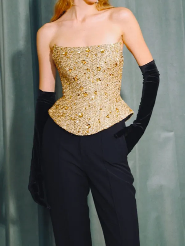 Velvet Long Gloves sold by COMMENSE