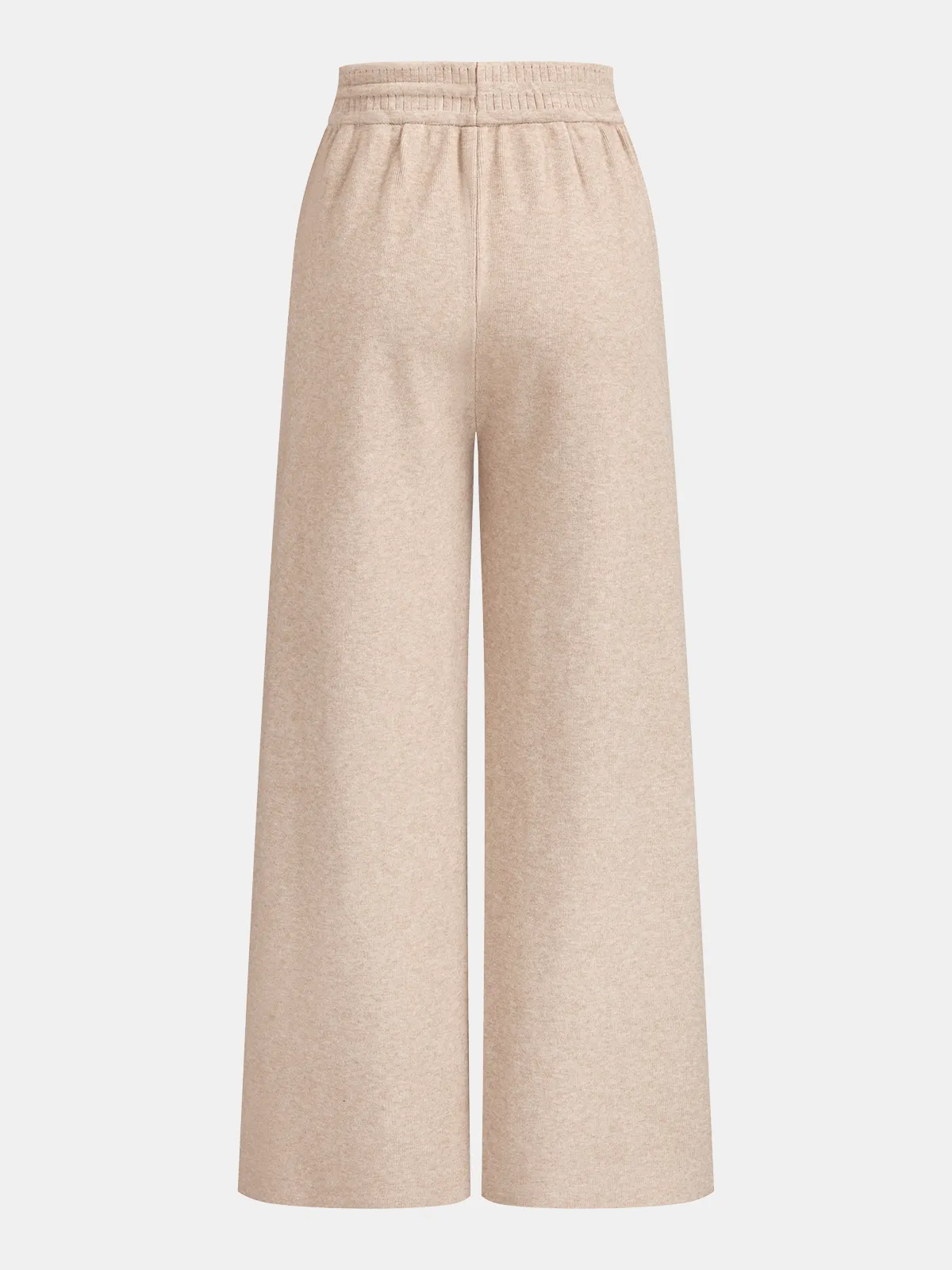 Drawstring Wide-Leg Knit Pants sold by COMMENSE product image thumbnail 2