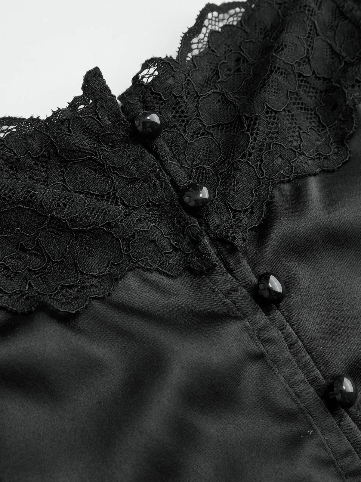 Lace-Trim Satin Cami Top sold by COMMENSE product image thumbnail 4