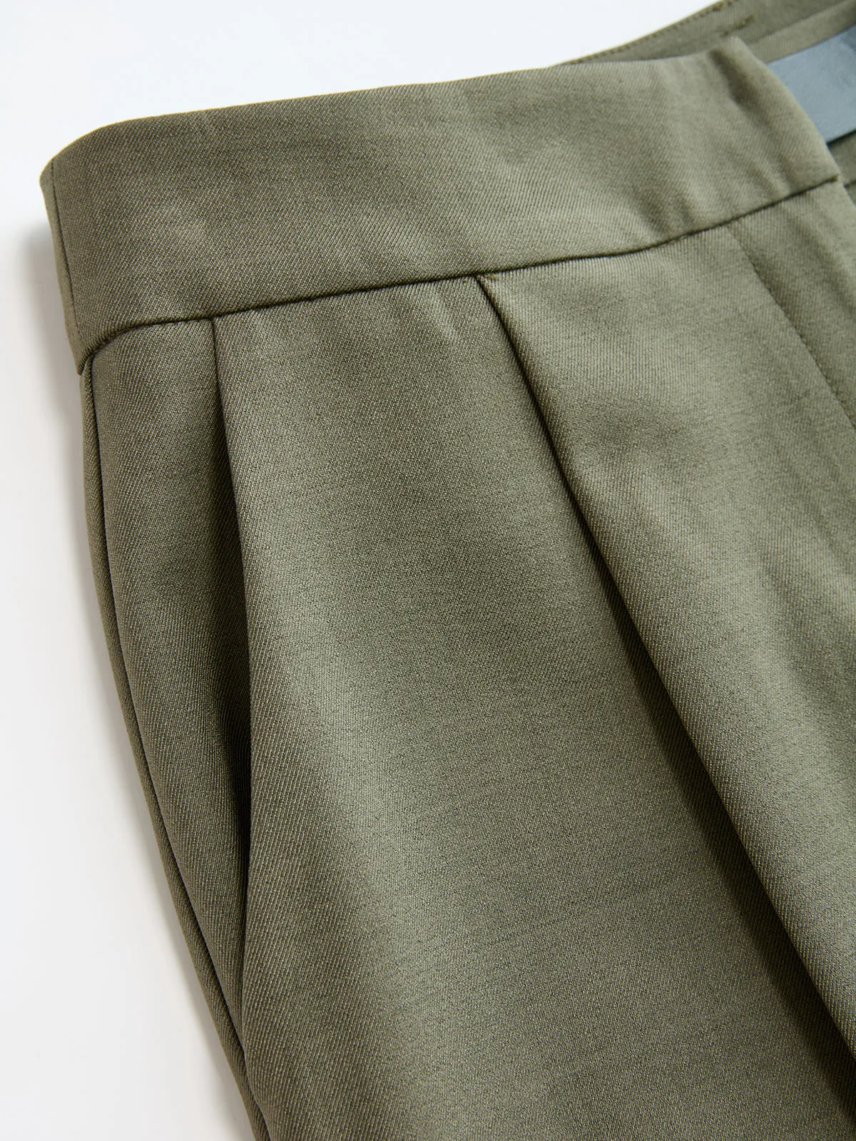 Belt-Accent Wide-Leg Pants sold by COMMENSE product image thumbnail 5