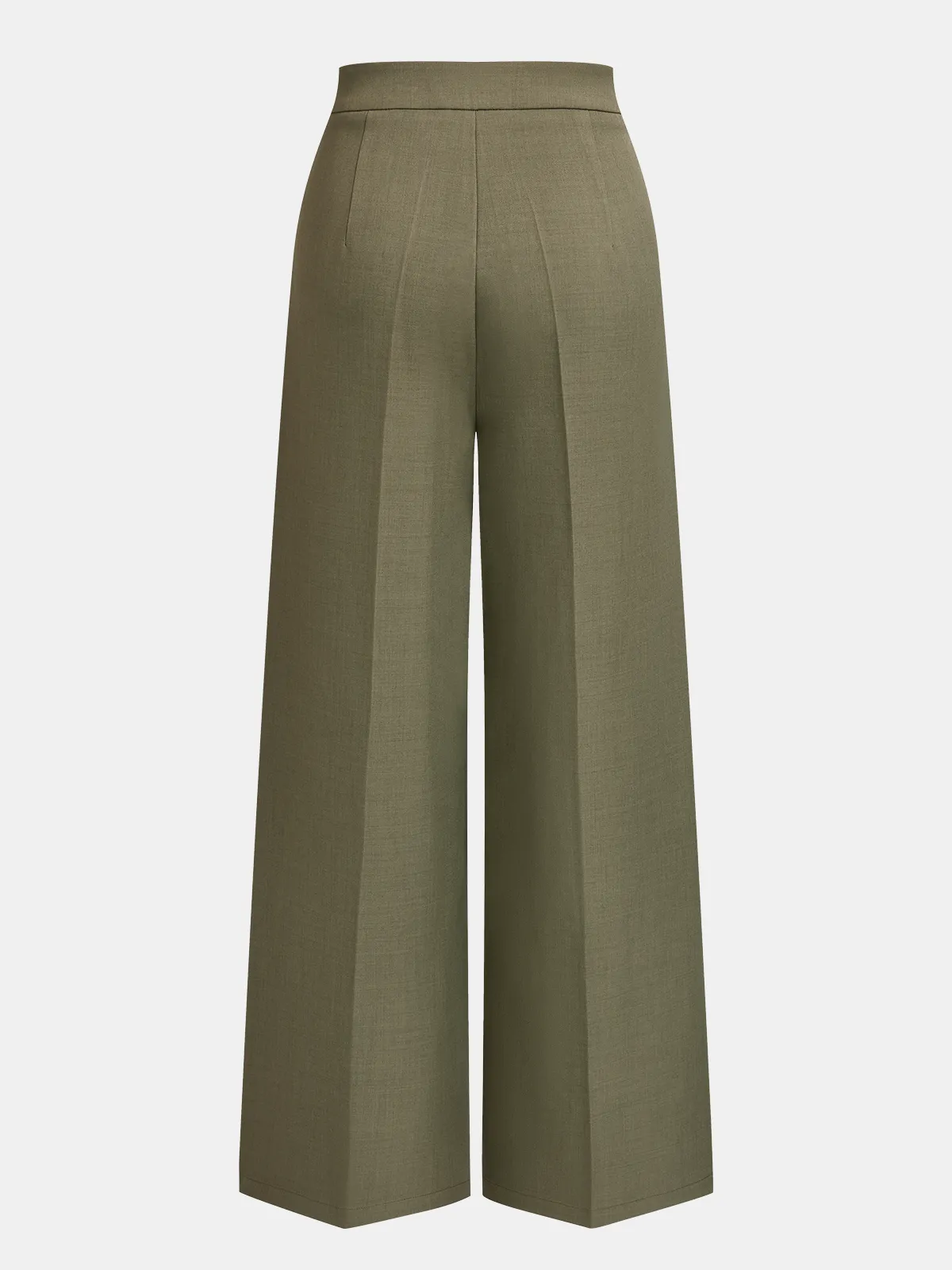 Belt-Accent Wide-Leg Pants sold by COMMENSE product image thumbnail 2