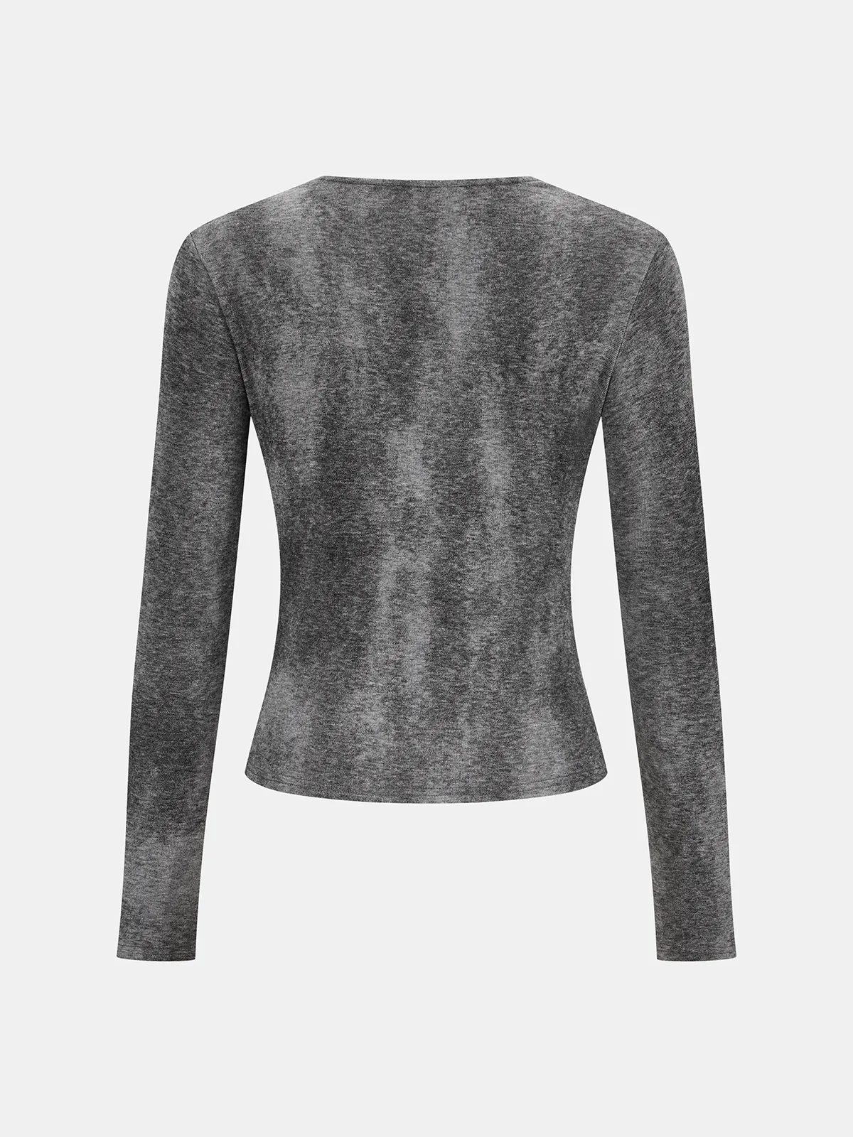 Cross-Front Long-Sleeve Top sold by COMMENSE product image thumbnail 2