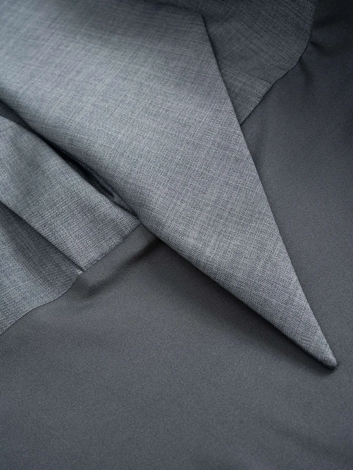 Long-Sleeve Blazer-Collar Bodysuit sold by COMMENSE product image thumbnail 4