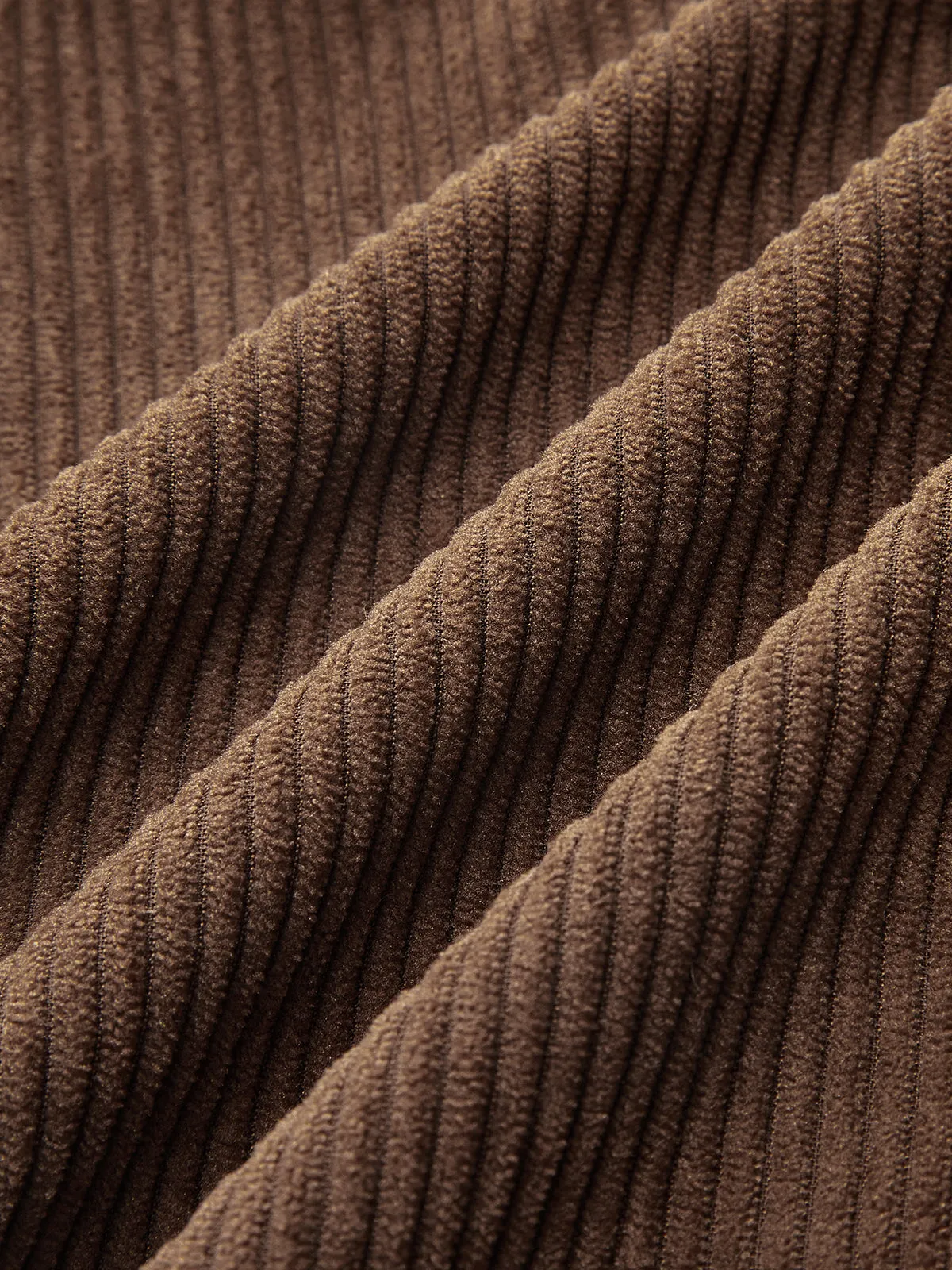 Metal Button Pleated Corduroy Shorts sold by COMMENSE product image thumbnail 3