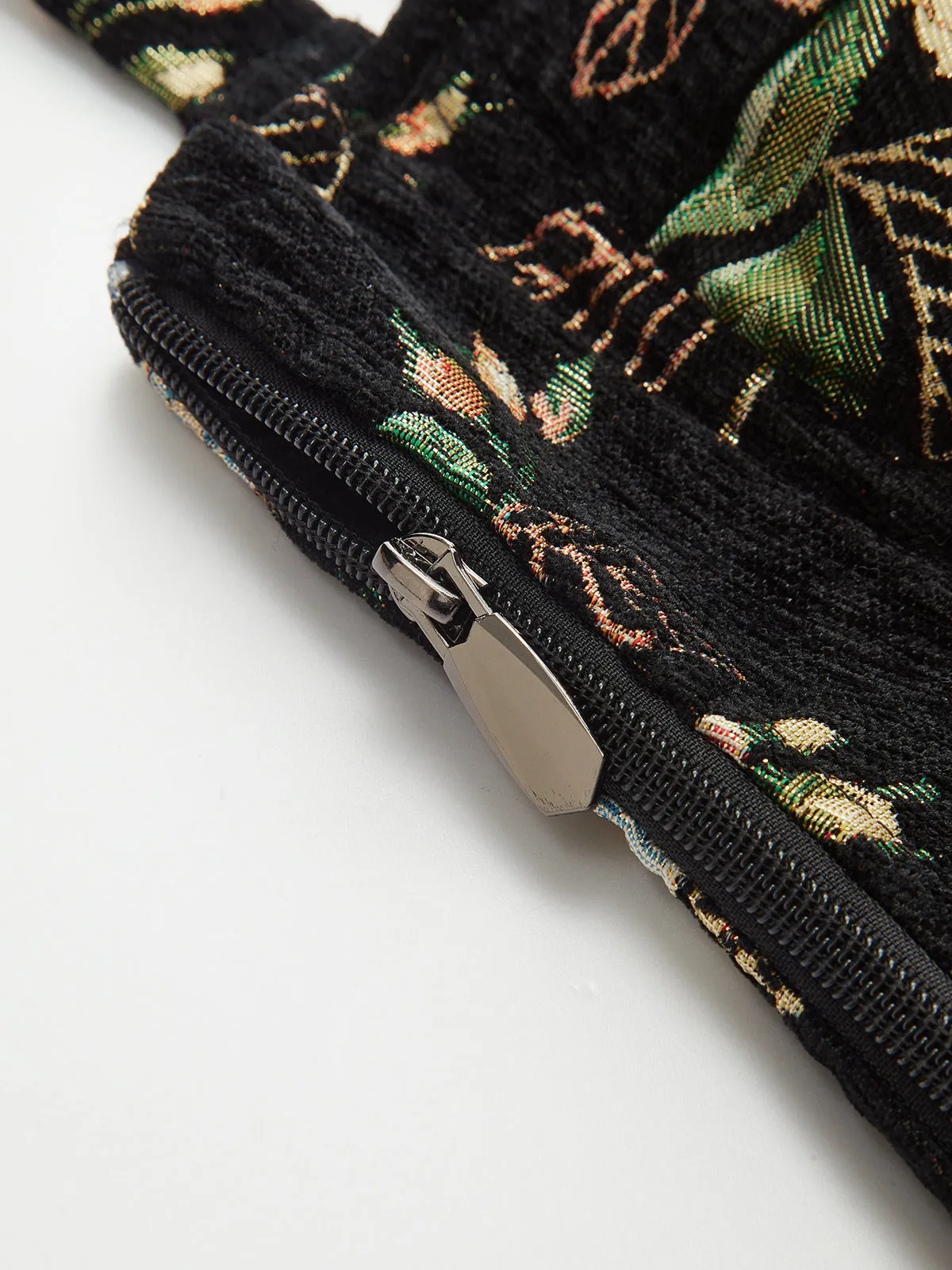 Floral Print Corset Top with Lace-Up Back sold by COMMENSE product image thumbnail 3