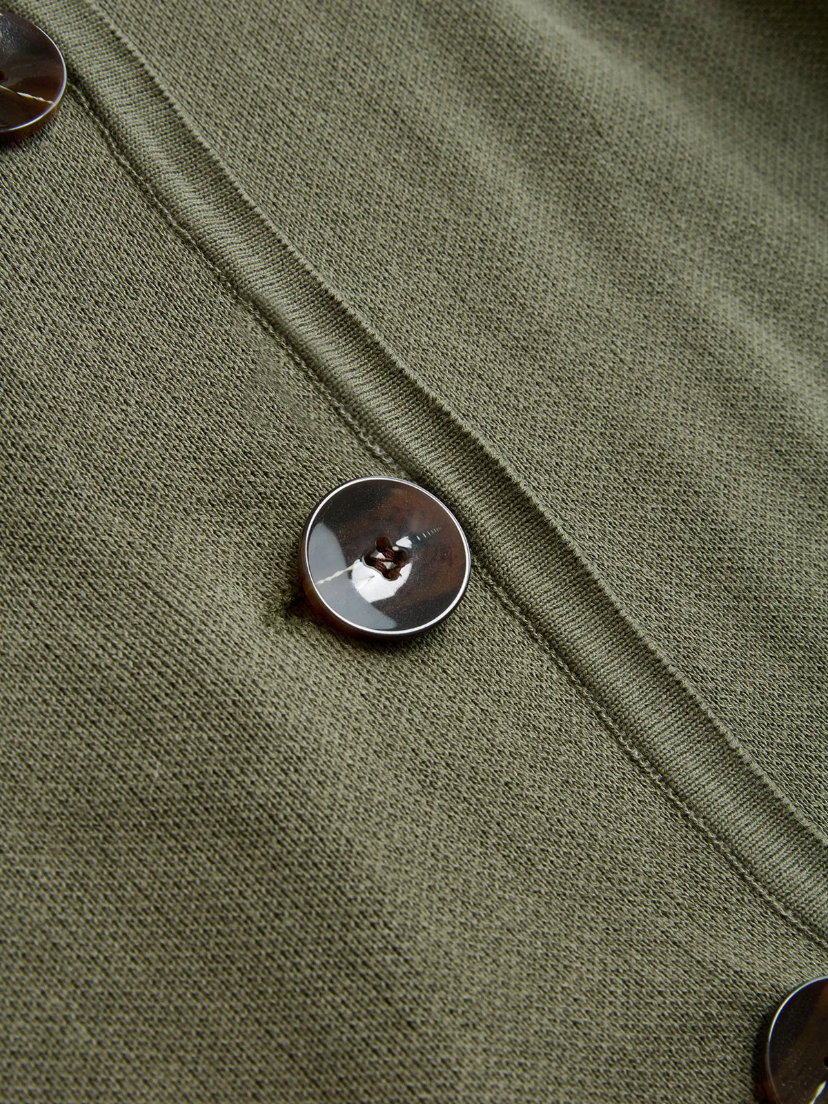 Asymmetric Button Belted Knit Jacket sold by COMMENSE product image thumbnail 4