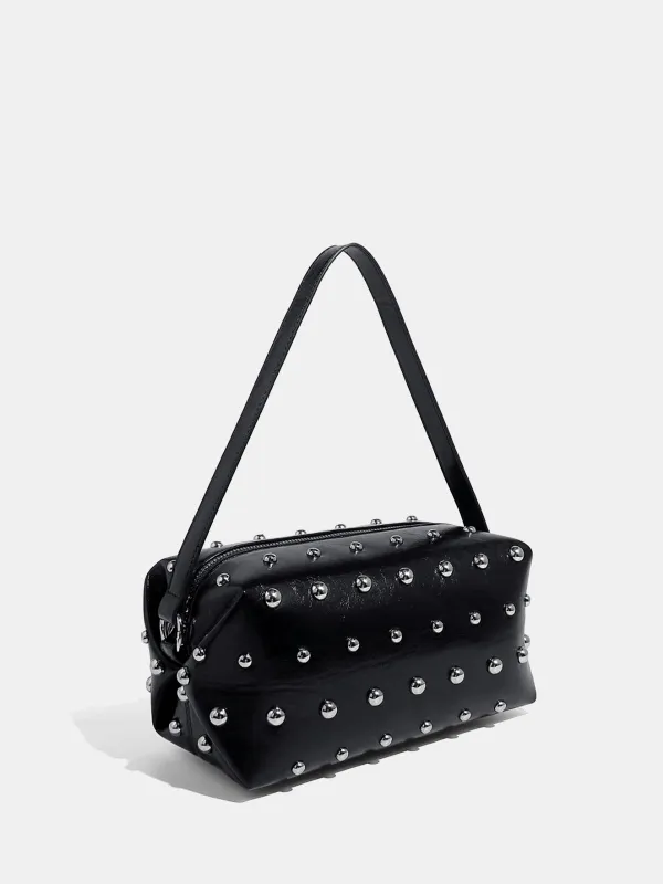 Studded Boxy Shoulder Bag sold by COMMENSE