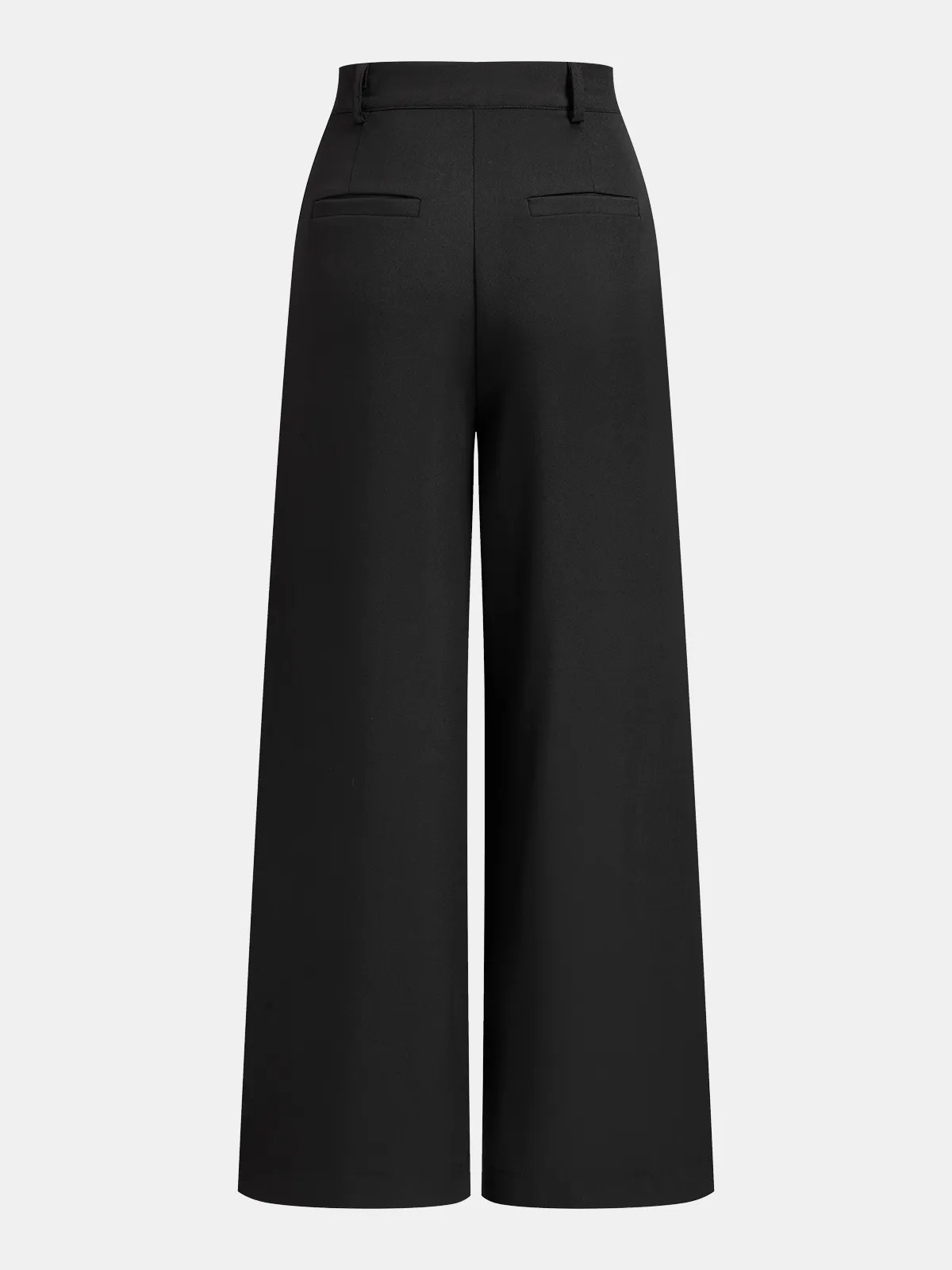 Wrap-Front Wide-Leg Pants sold by COMMENSE product image thumbnail 2