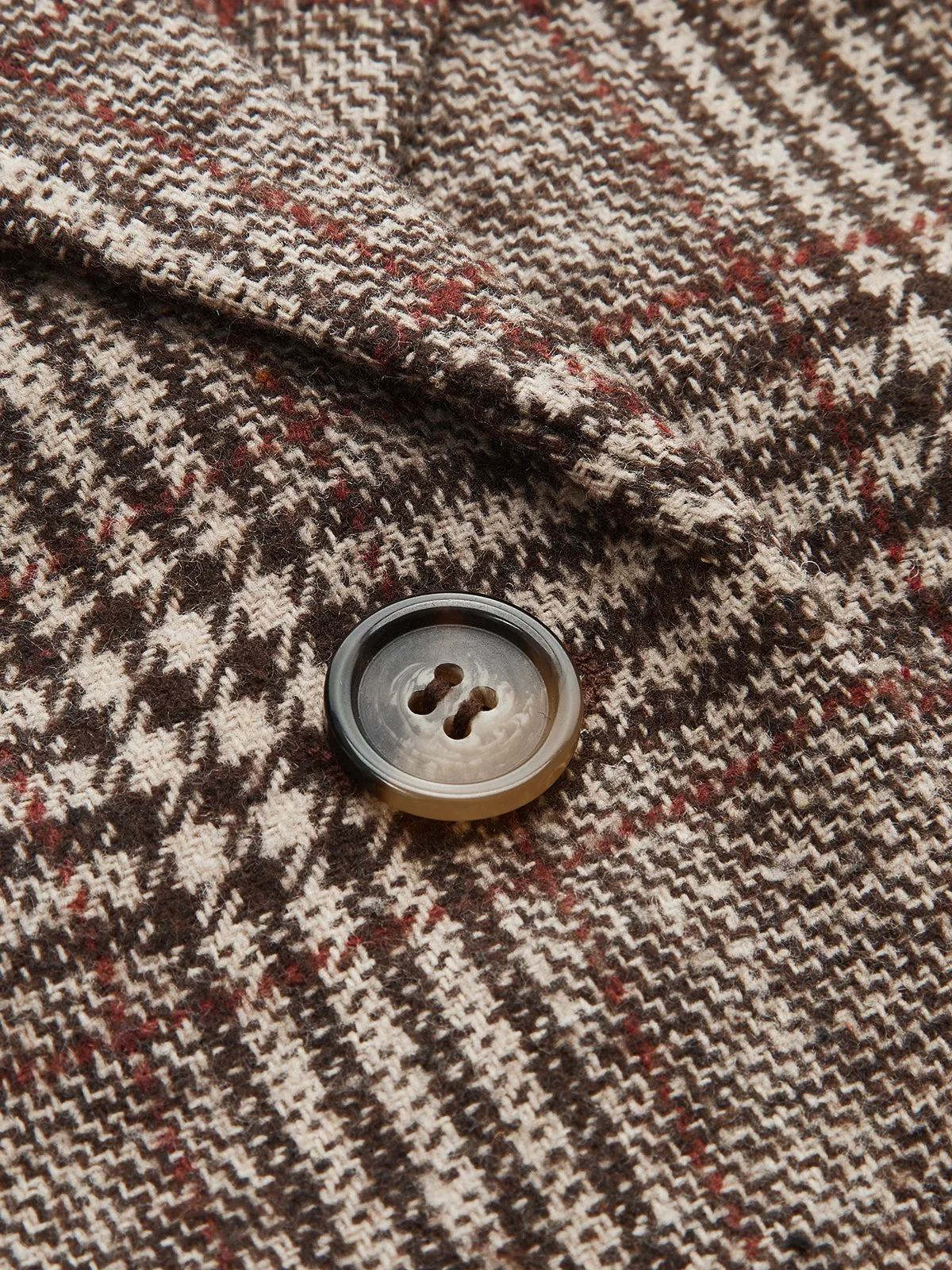 Belted Plaid Tweed Blazer sold by COMMENSE product image thumbnail 4