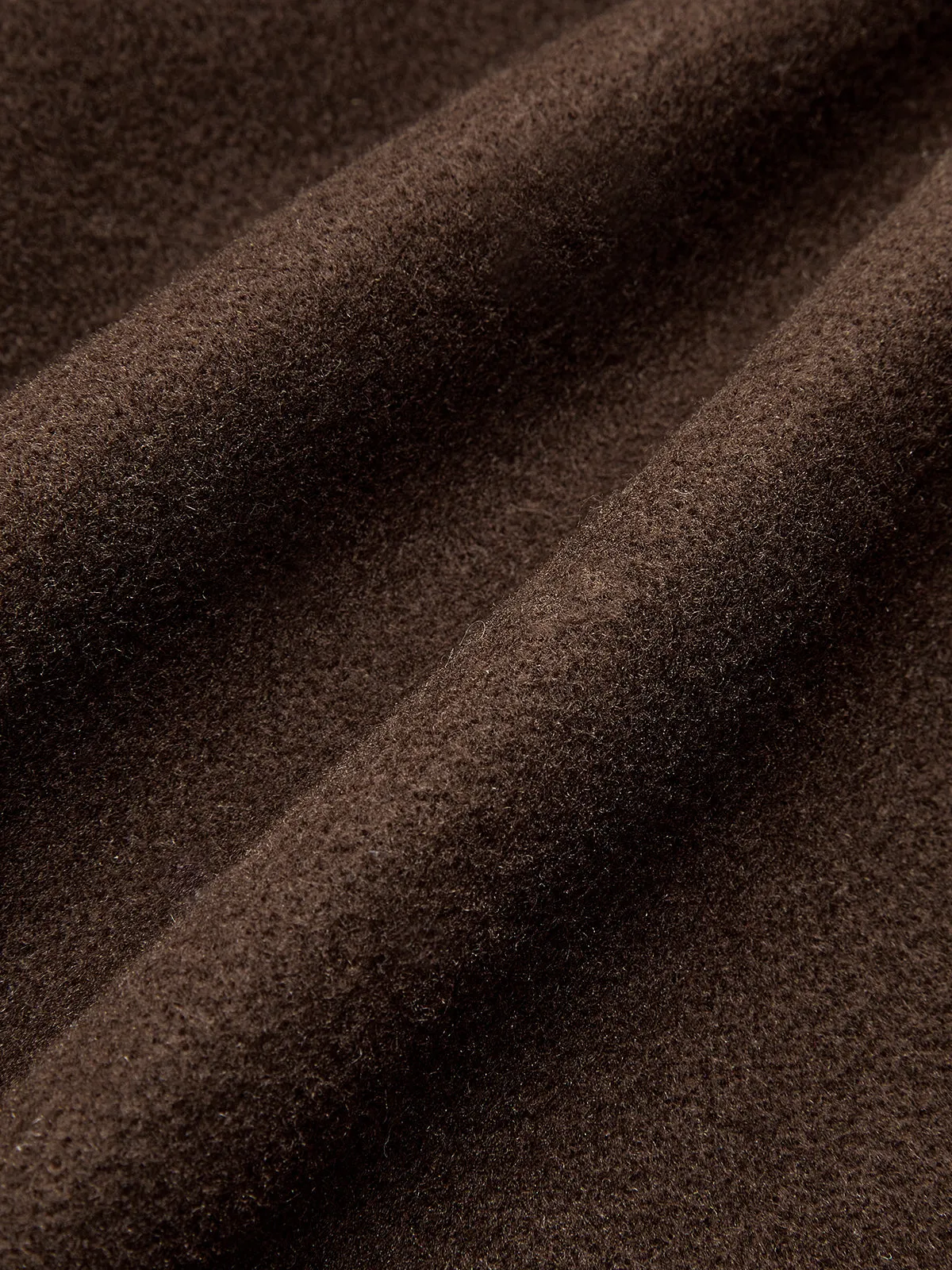 Oversized Collar Tweed Long Coat with Wide Belt sold by COMMENSE product image thumbnail 3