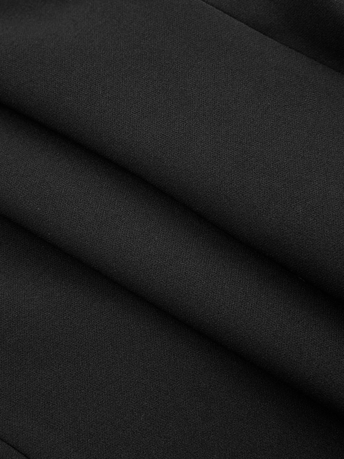 Stand Collar Pleated Cuff Button-Front Blouse sold by COMMENSE product image thumbnail 4