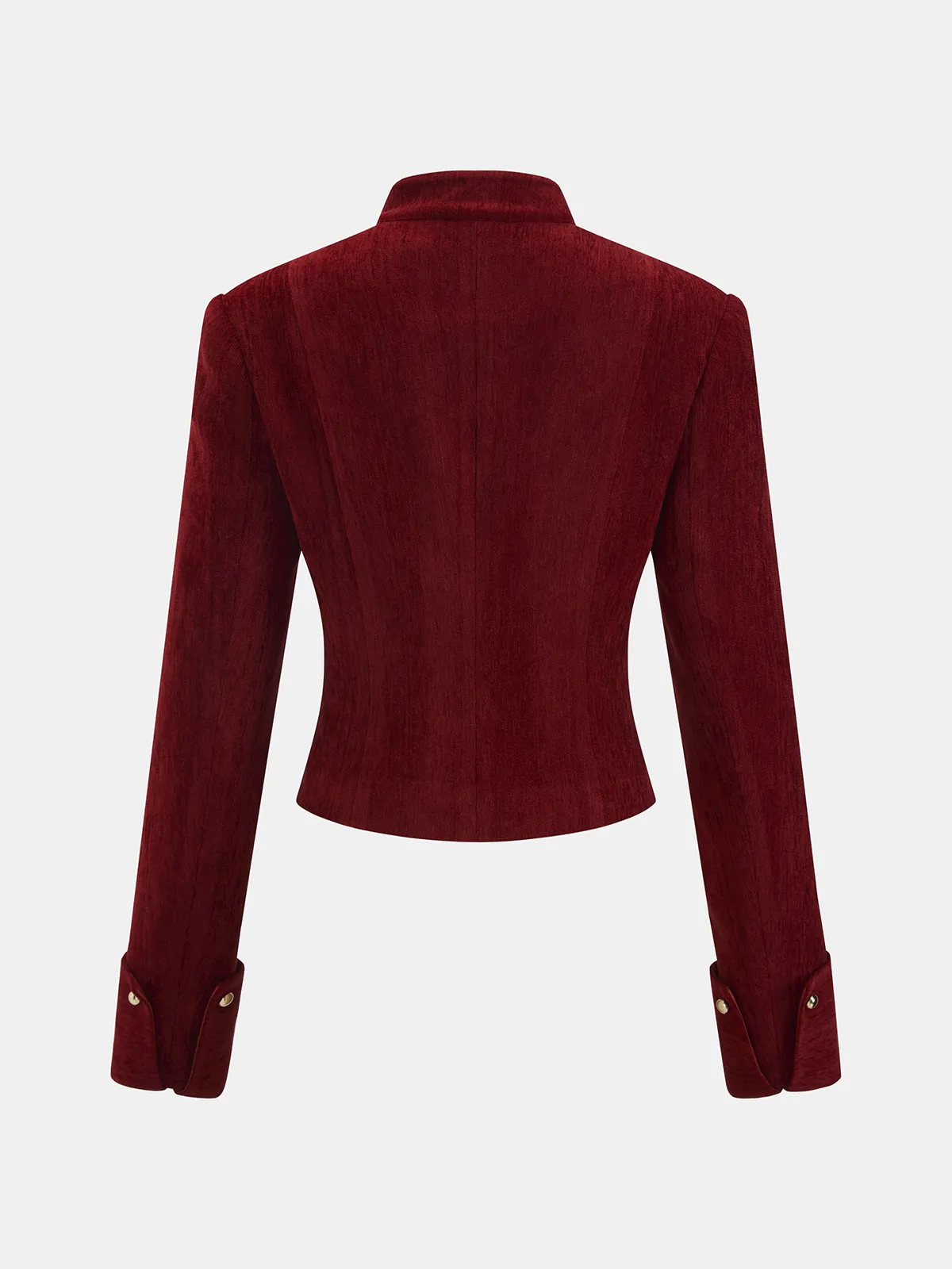 Stand Collar Metal Detail Jacket sold by COMMENSE product image thumbnail 2