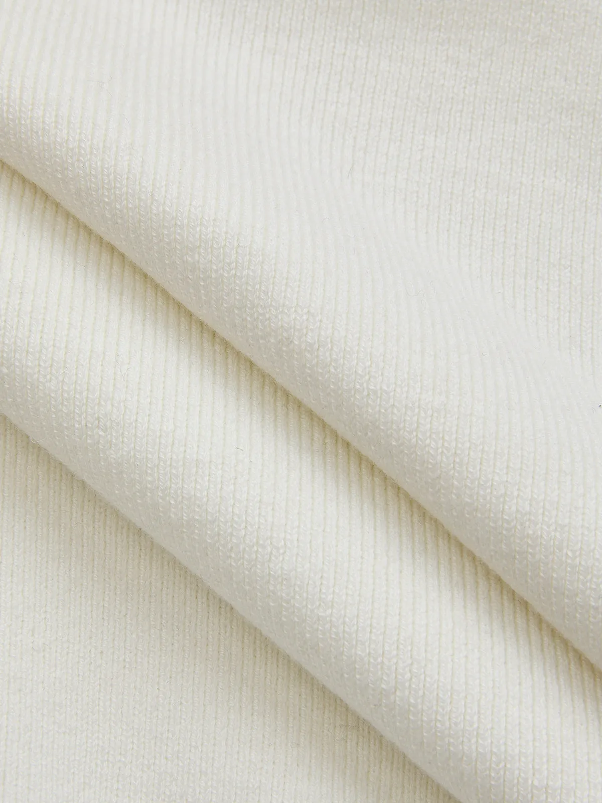 Wool-Blend Contrast-Stripe Crew Neck Sweater sold by COMMENSE product image thumbnail 4