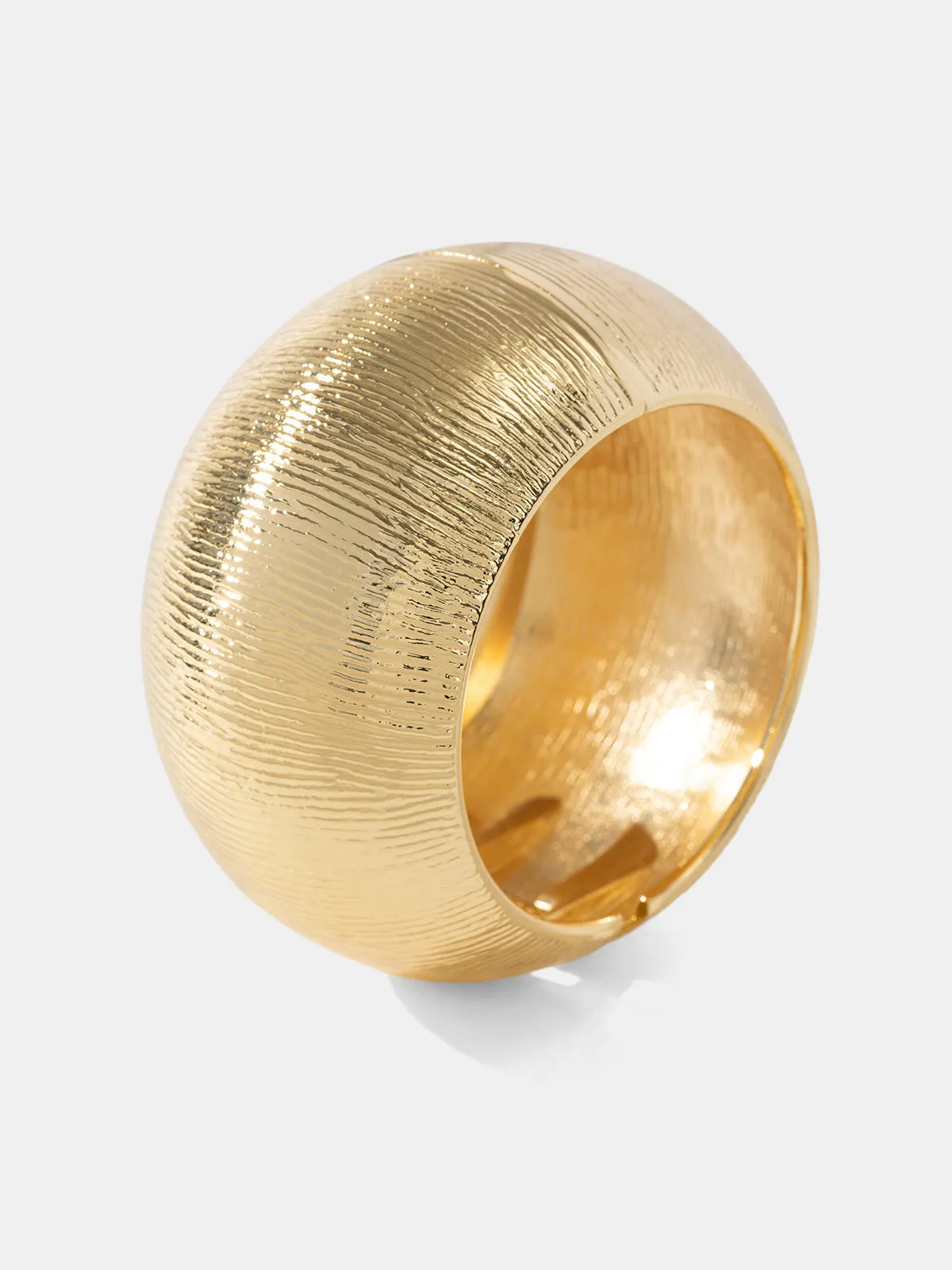 Textured Oversized Cuff Bracelet sold by COMMENSE product image thumbnail 2