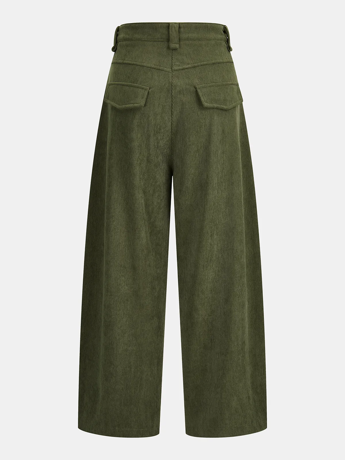 Corduroy High-Waist Wide-Leg Pants sold by COMMENSE product image thumbnail 2